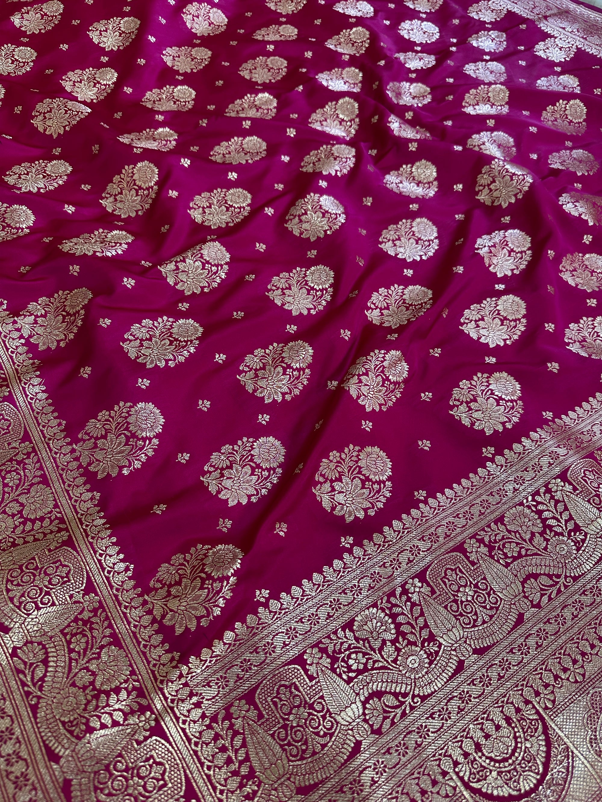 Premium Satin Silk Banarasi Saree