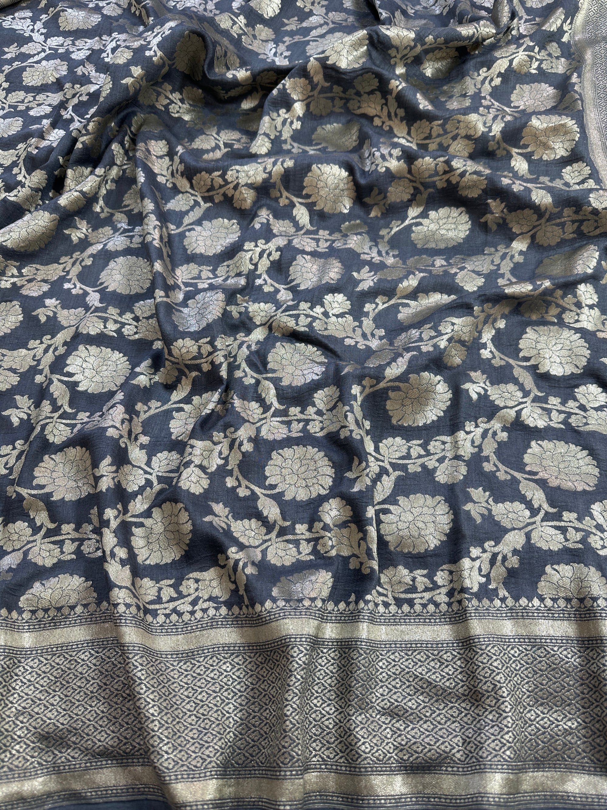 Pure Moonga Silk Banarasi Saree