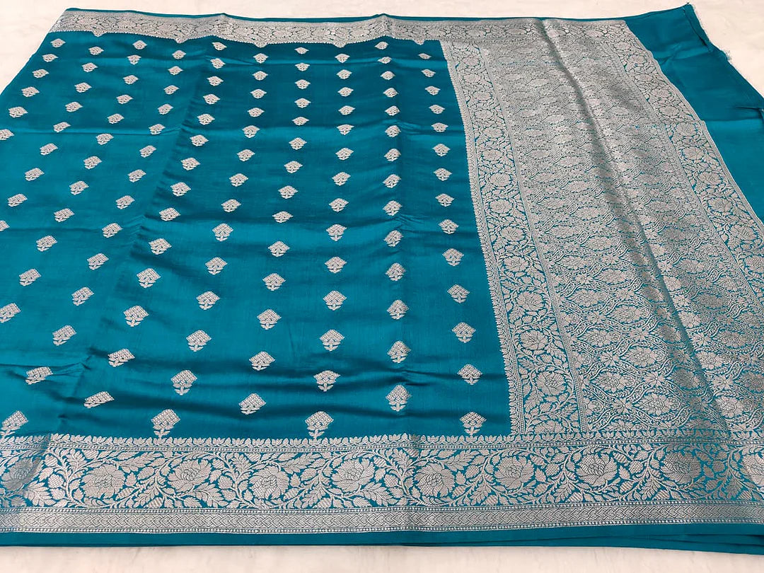 Pure Chiniya Silk Banarasi Saree | Konia Zari Woven Luxury Saree from Varanasi