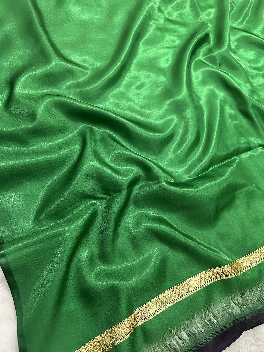 Premium Satin Silk Banarasi Saree | Katan Banaras