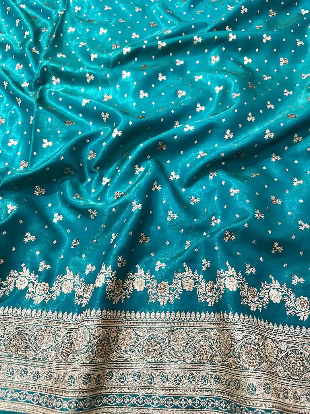 Premium Satin Silk Banarasi Saree | Katan Banaras