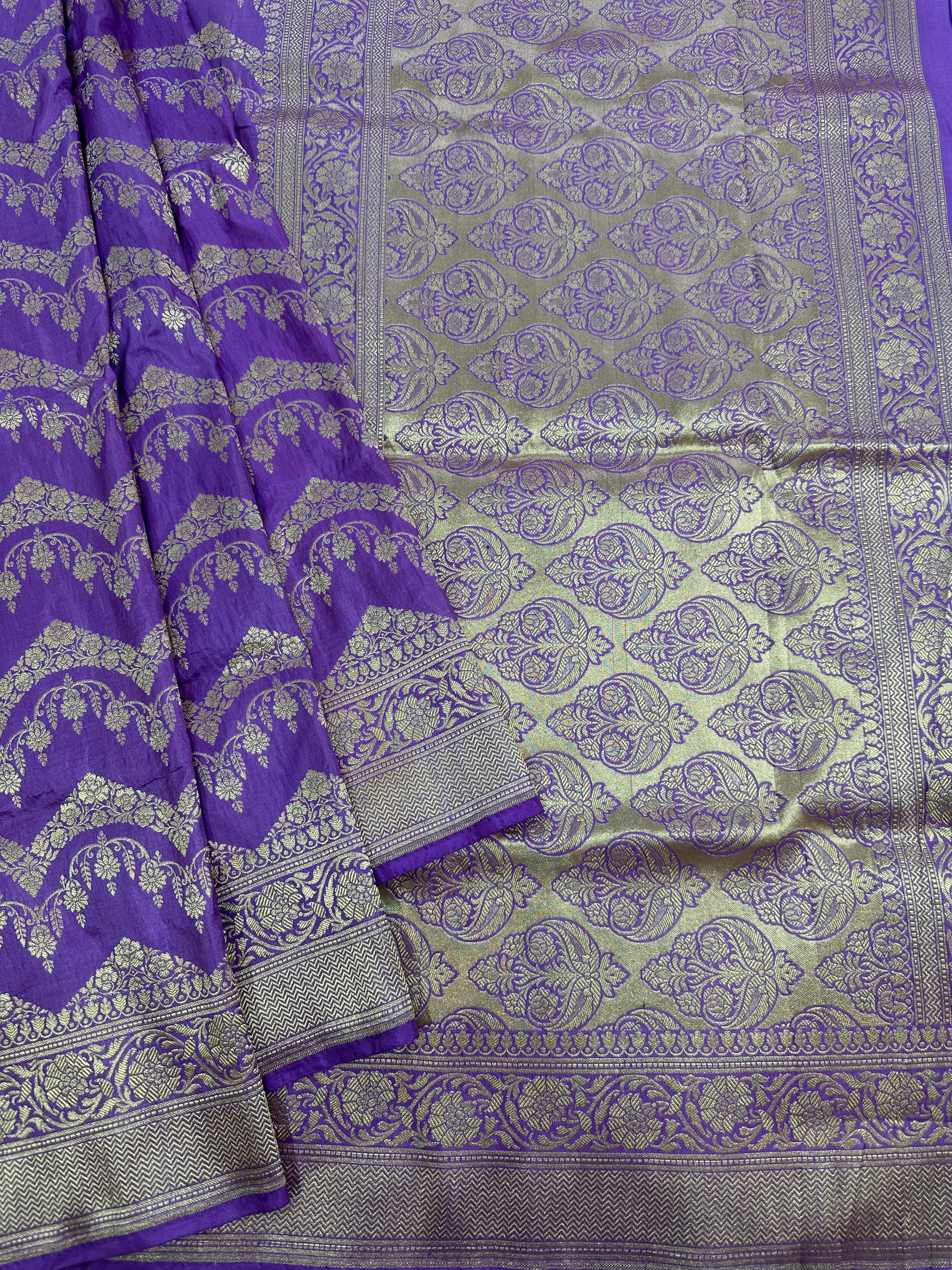 Pure Katan Silk Jaalwork Banarasi Saree