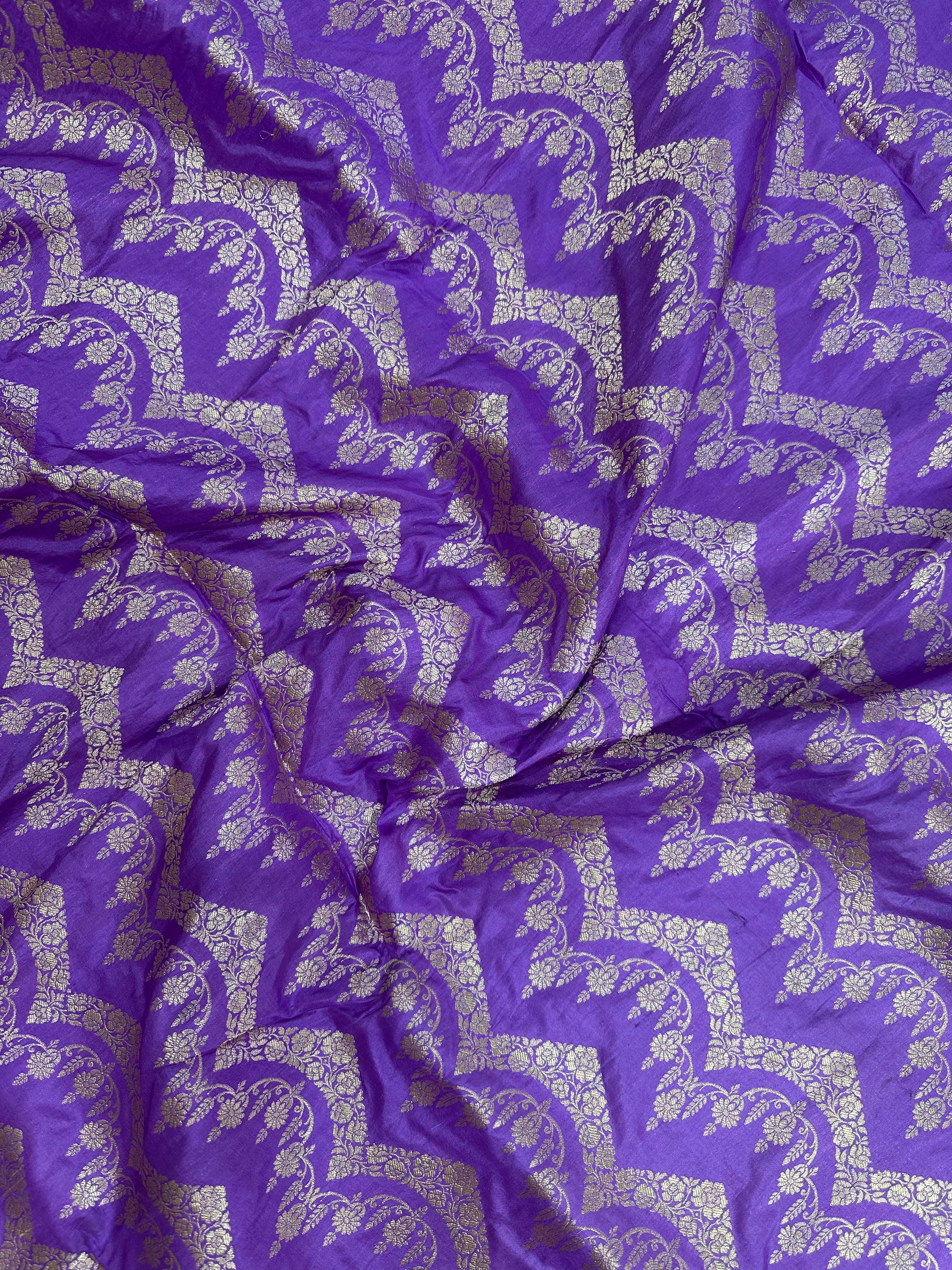 Pure Katan Silk Jaalwork Banarasi Saree
