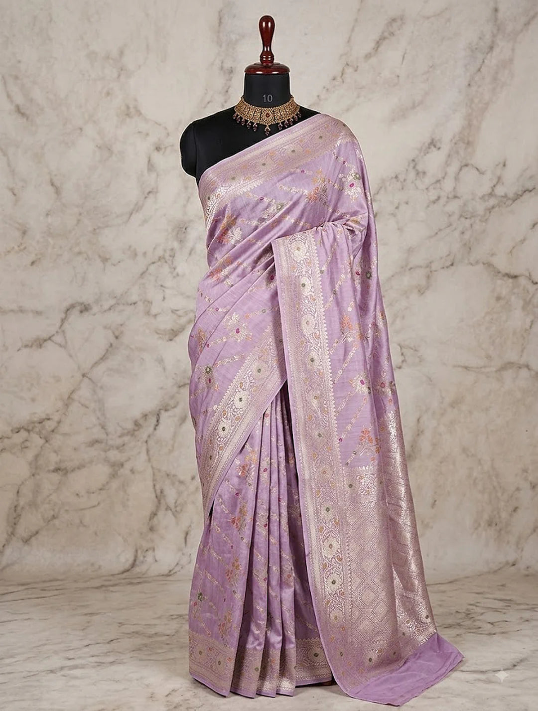 Pure Chiniya Silk Banarasi Saree | Classic Zari Weave Luxury Saree from Varanasi