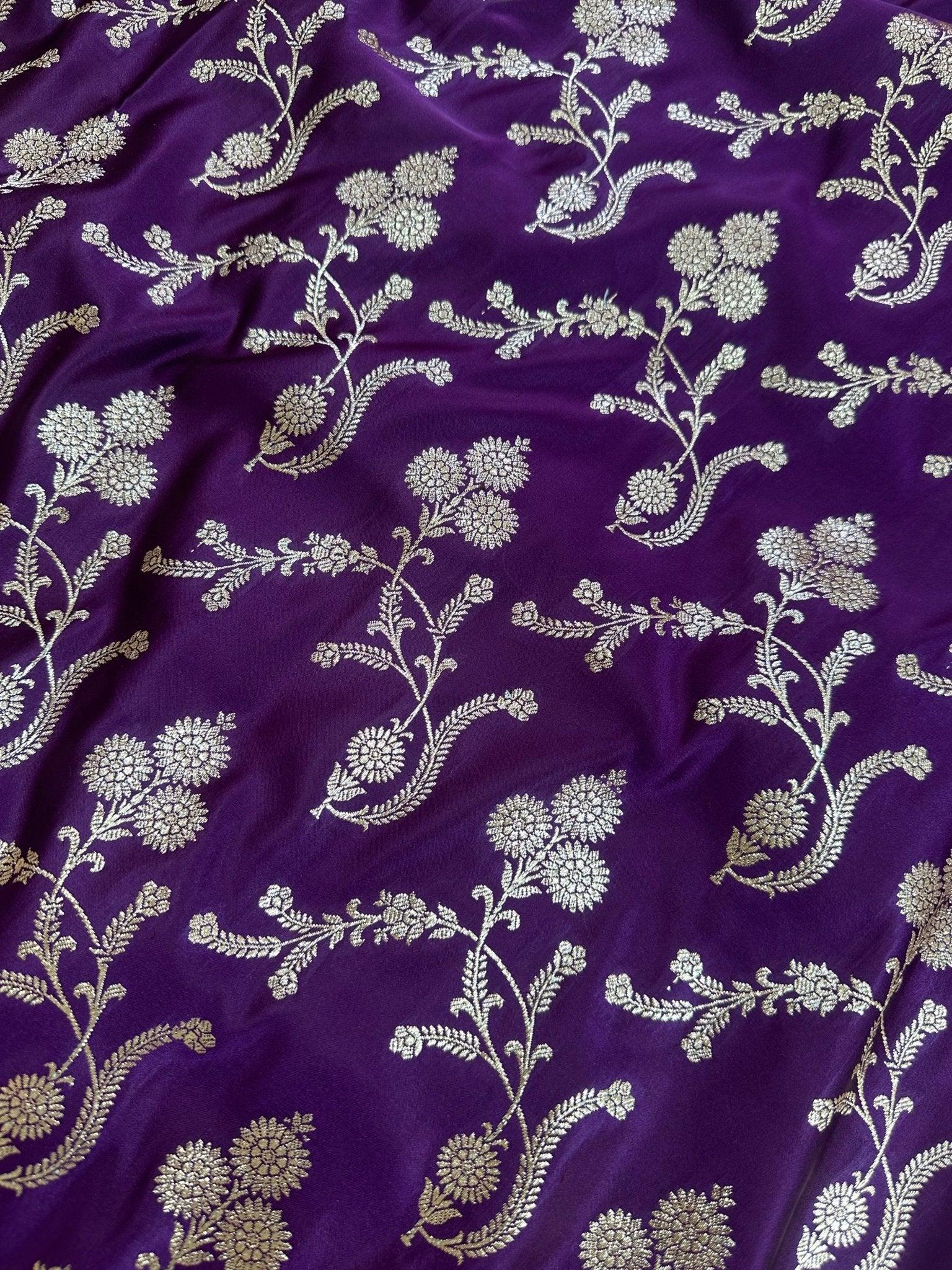 Premium Satin Silk Banarasi Saree - Katan Banaras