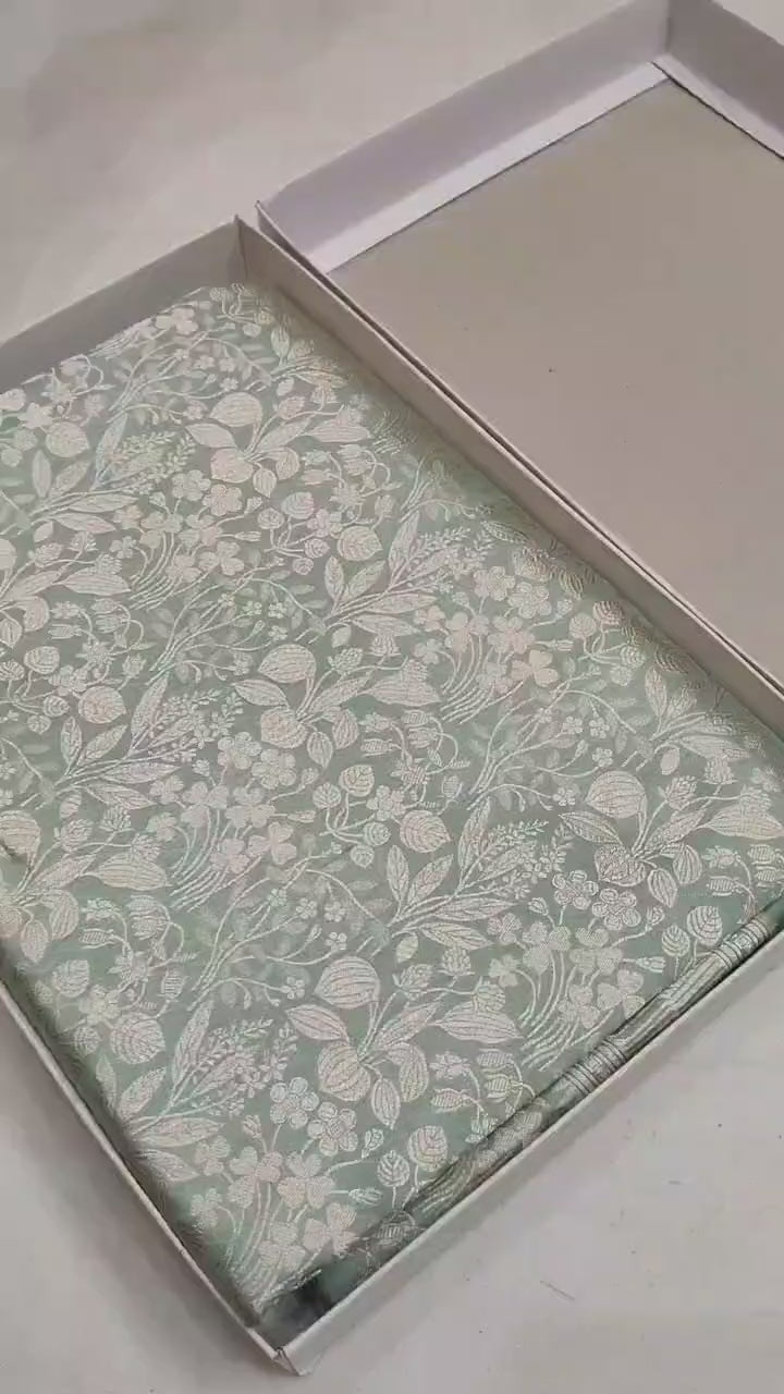 Pure Katan Silk Brocade Saree