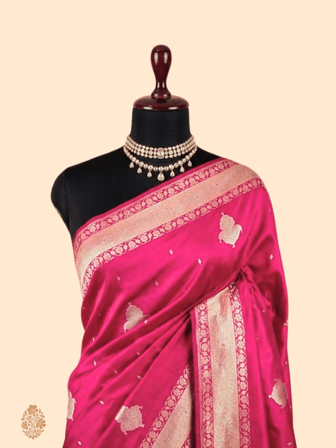 Pure Katan Silk Kadhwa Buta Handloom Saree – Real Zari Banarasi Masterpiece | Royal Weave Elegance