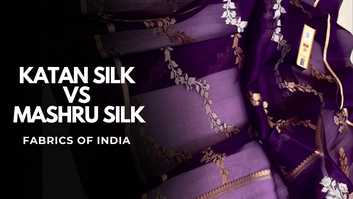 Katan Silk vs Mashru Silk – Understanding the Difference Between Two Royal Fabrics of India - Katan Banaras