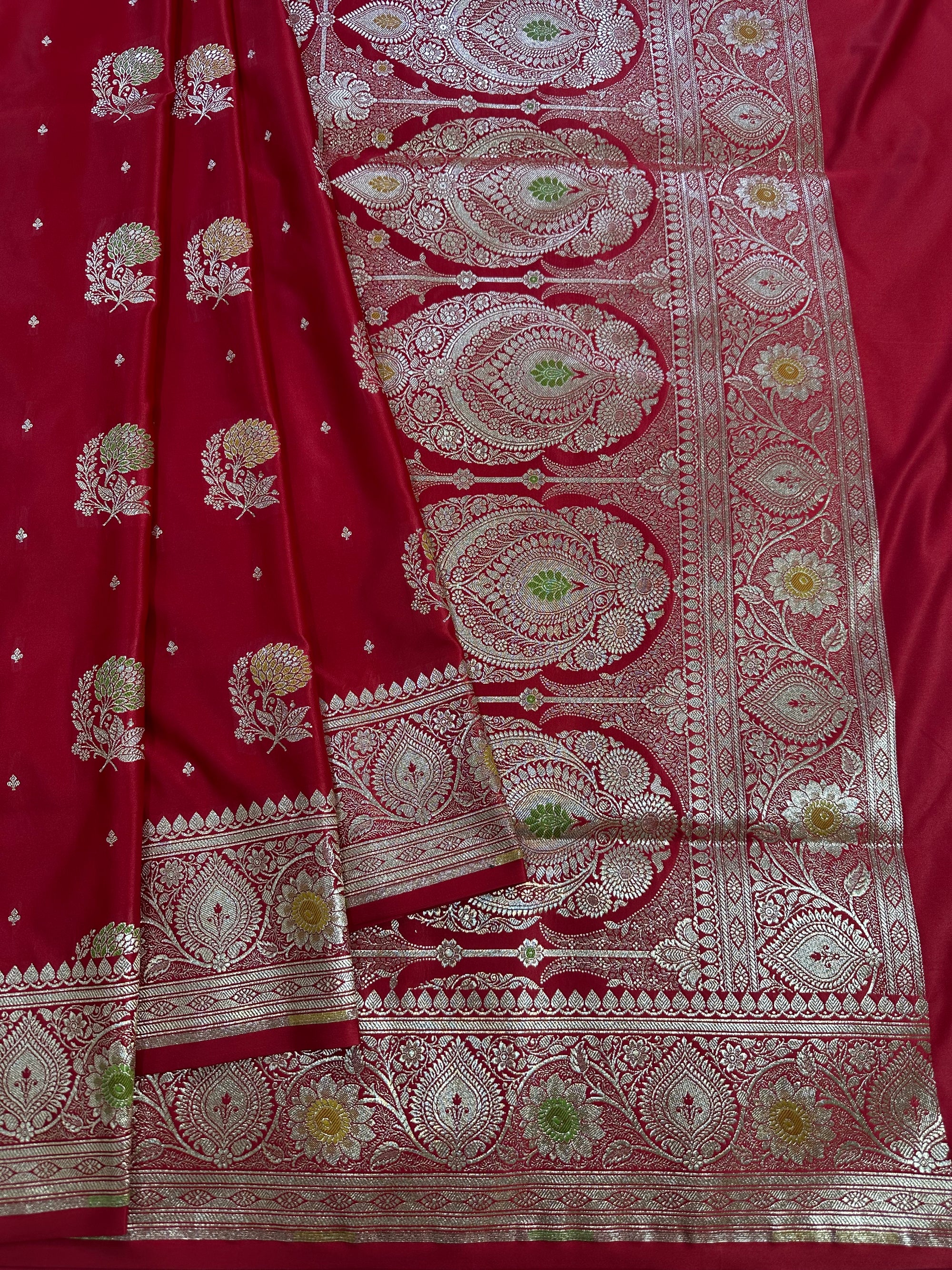 Premium Satin Silk Banarasi Saree