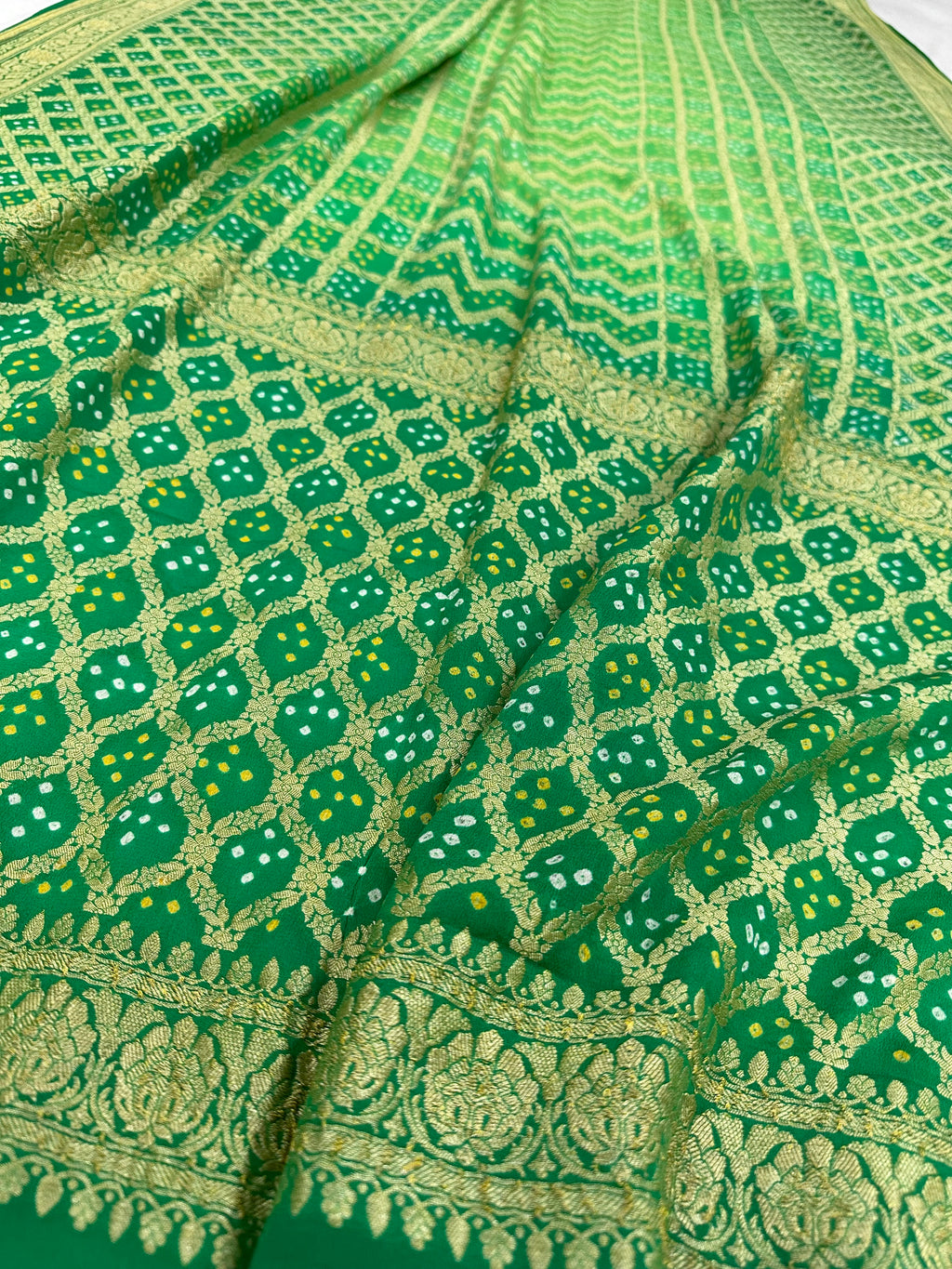 Pure Khaddi georgette Bandhan [Bandhej] Saree