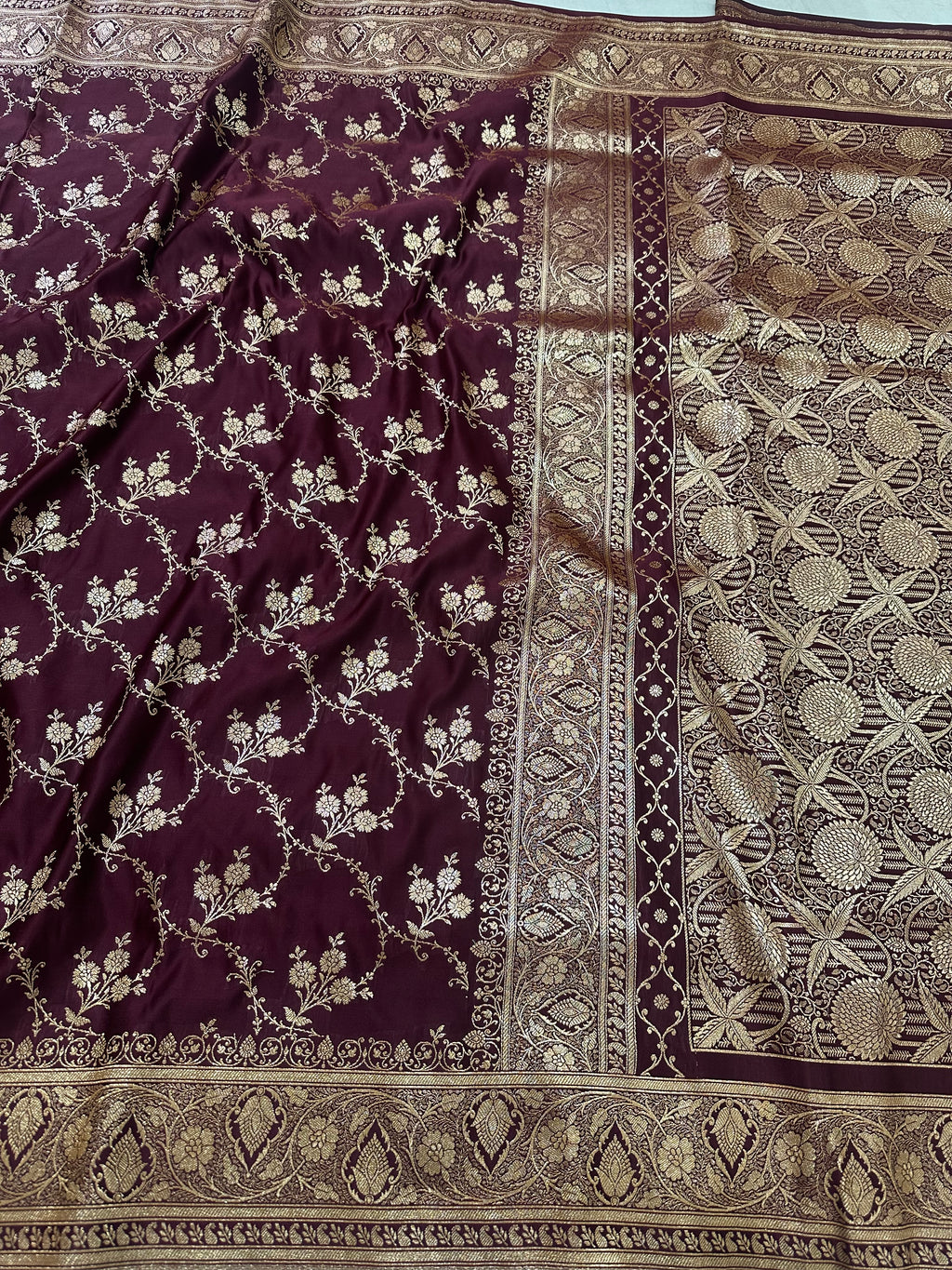 Premium Satin Silk Banarasi Saree