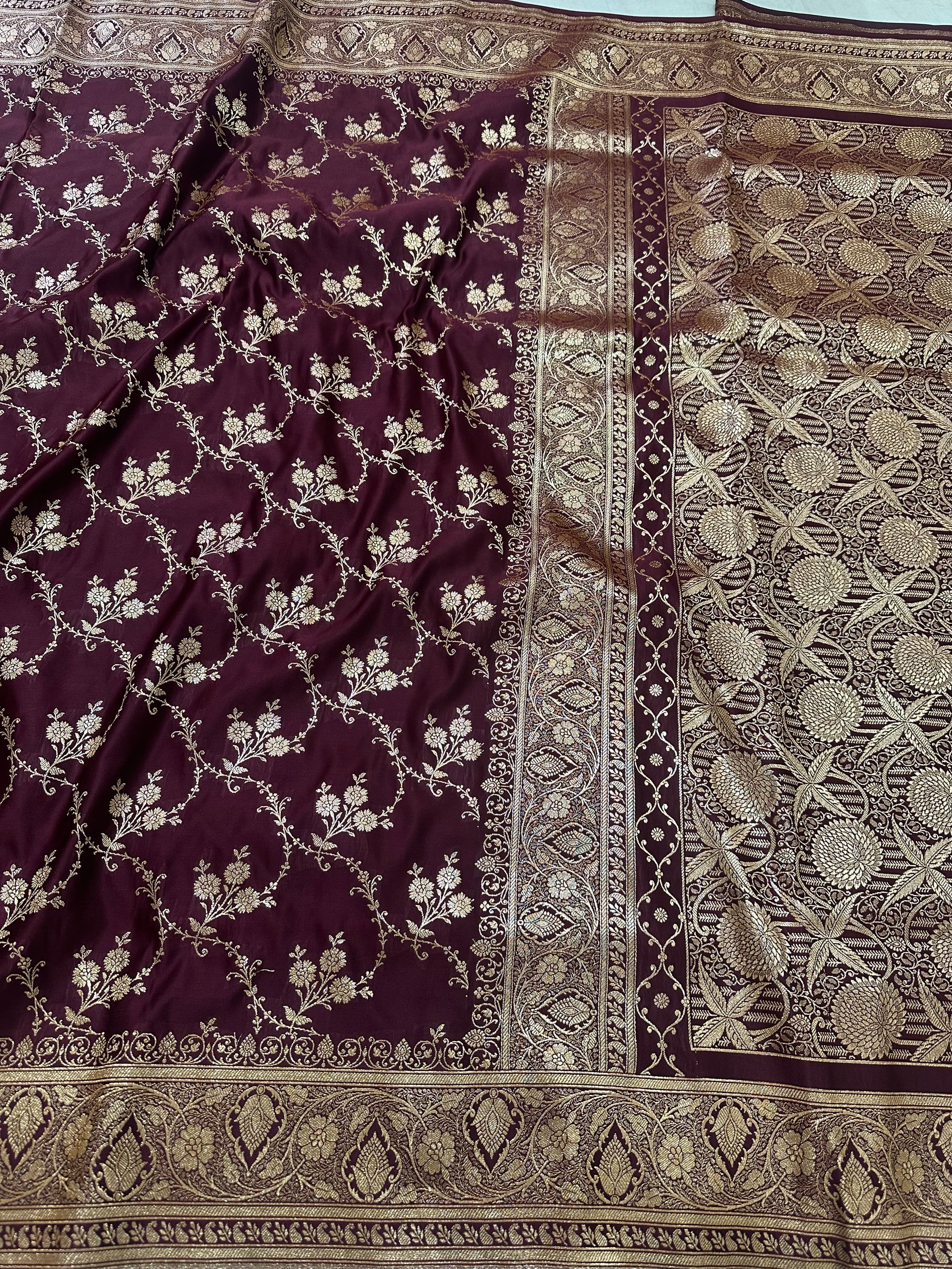 Premium Satin Silk Banarasi Saree