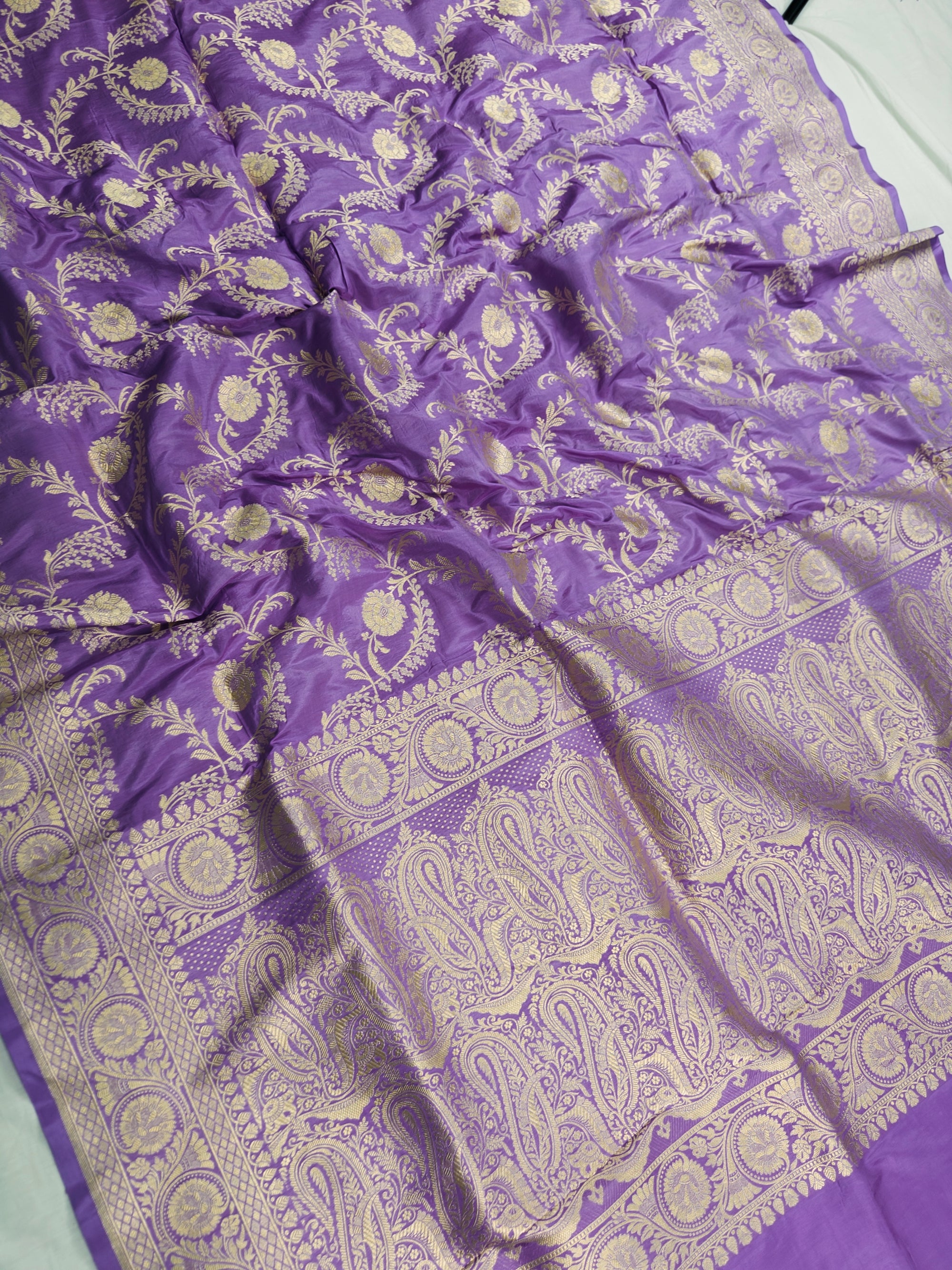 Pure Katan Silk Jaalwork Banarasi Saree