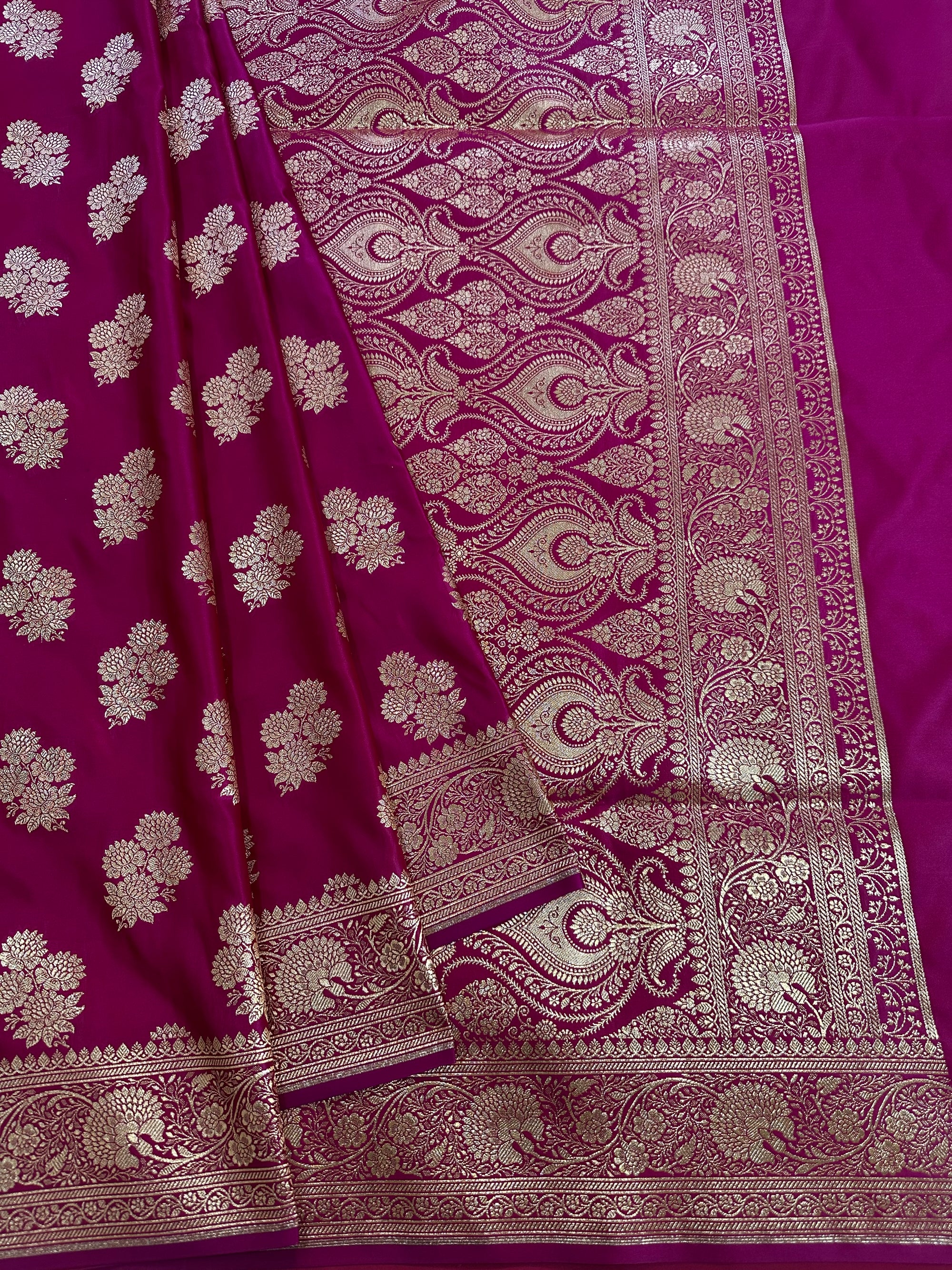 Premium Satin Silk Banarasi Saree