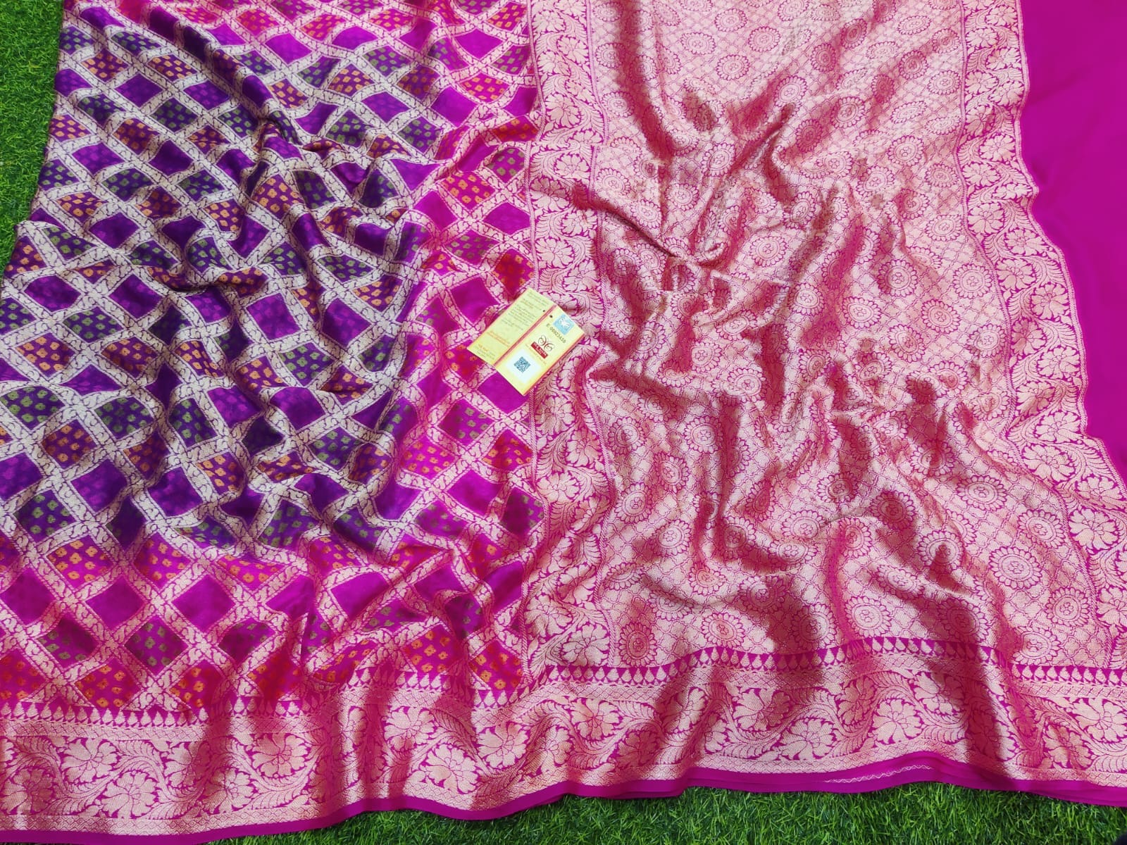 Pure Chiffon Silk Banarasi Saree