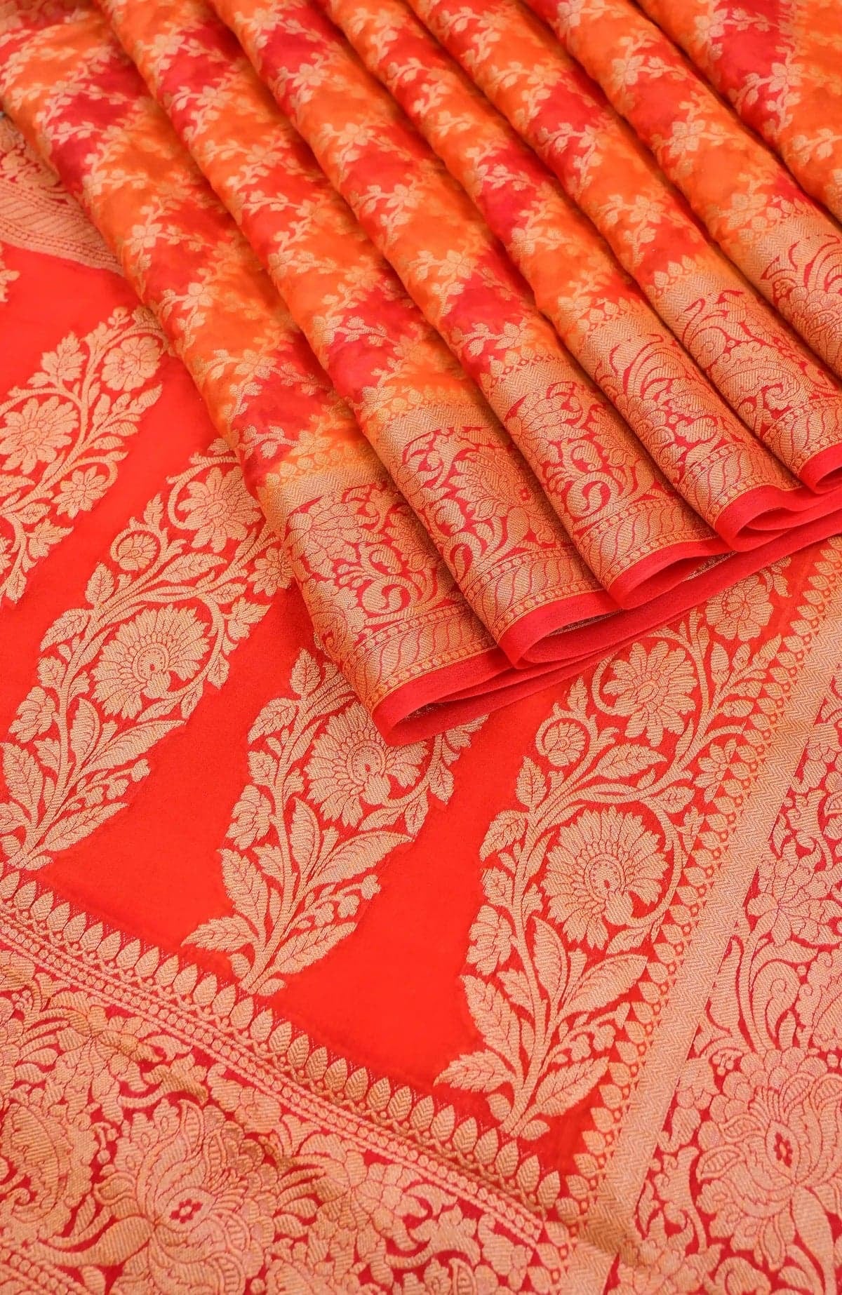 Pure Chiffon Silk Banarasi Saree