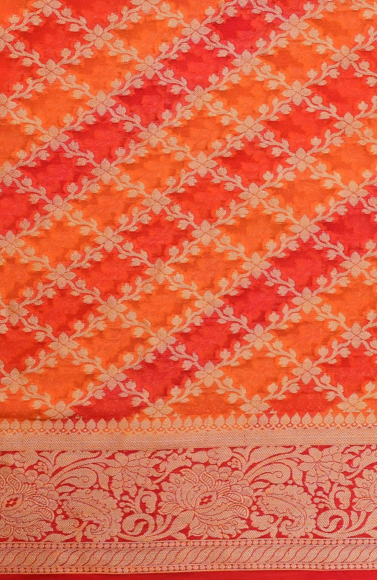 Pure Chiffon Silk Banarasi Saree