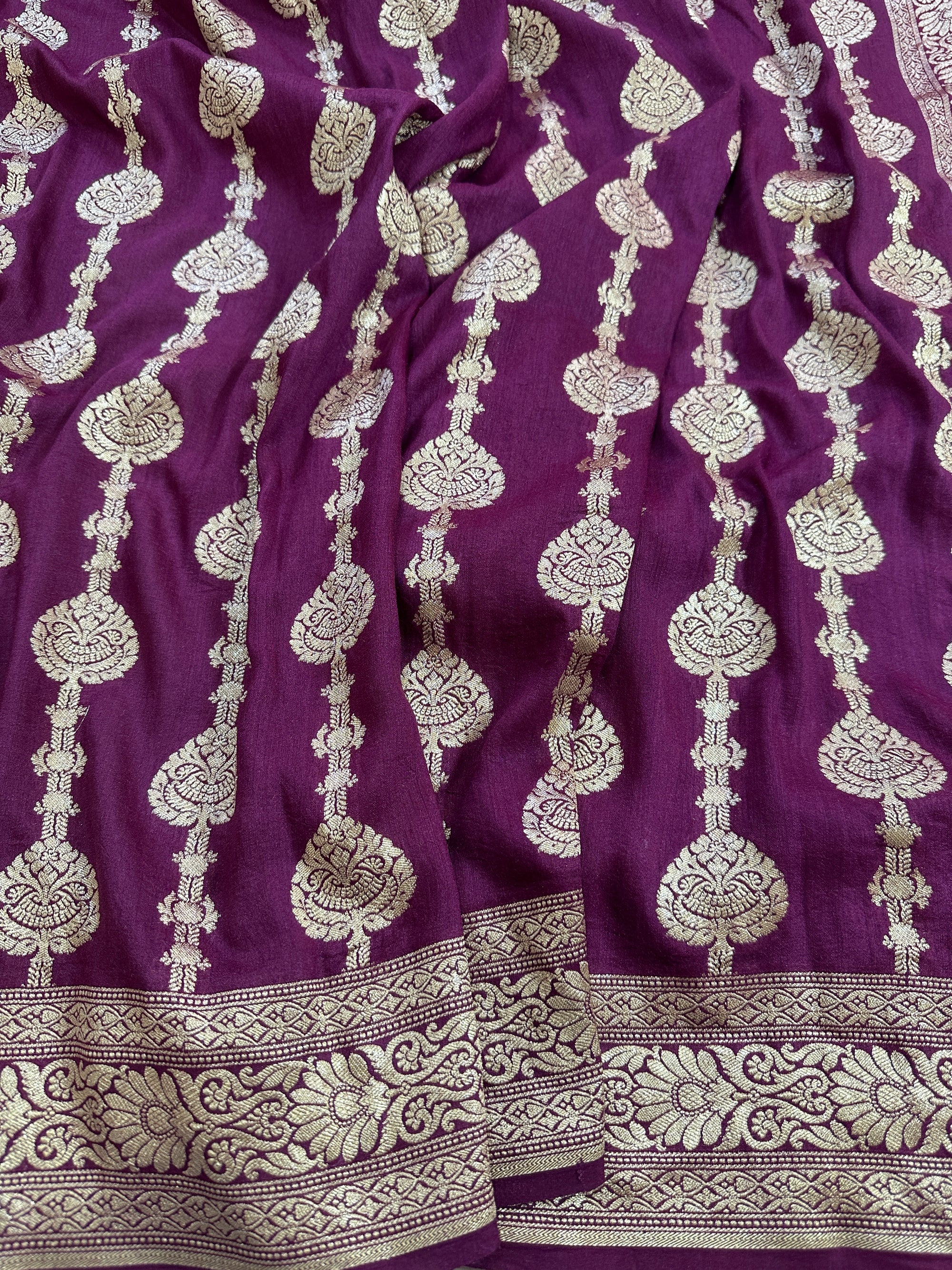 Pure Moonga Silk Banarasi Saree