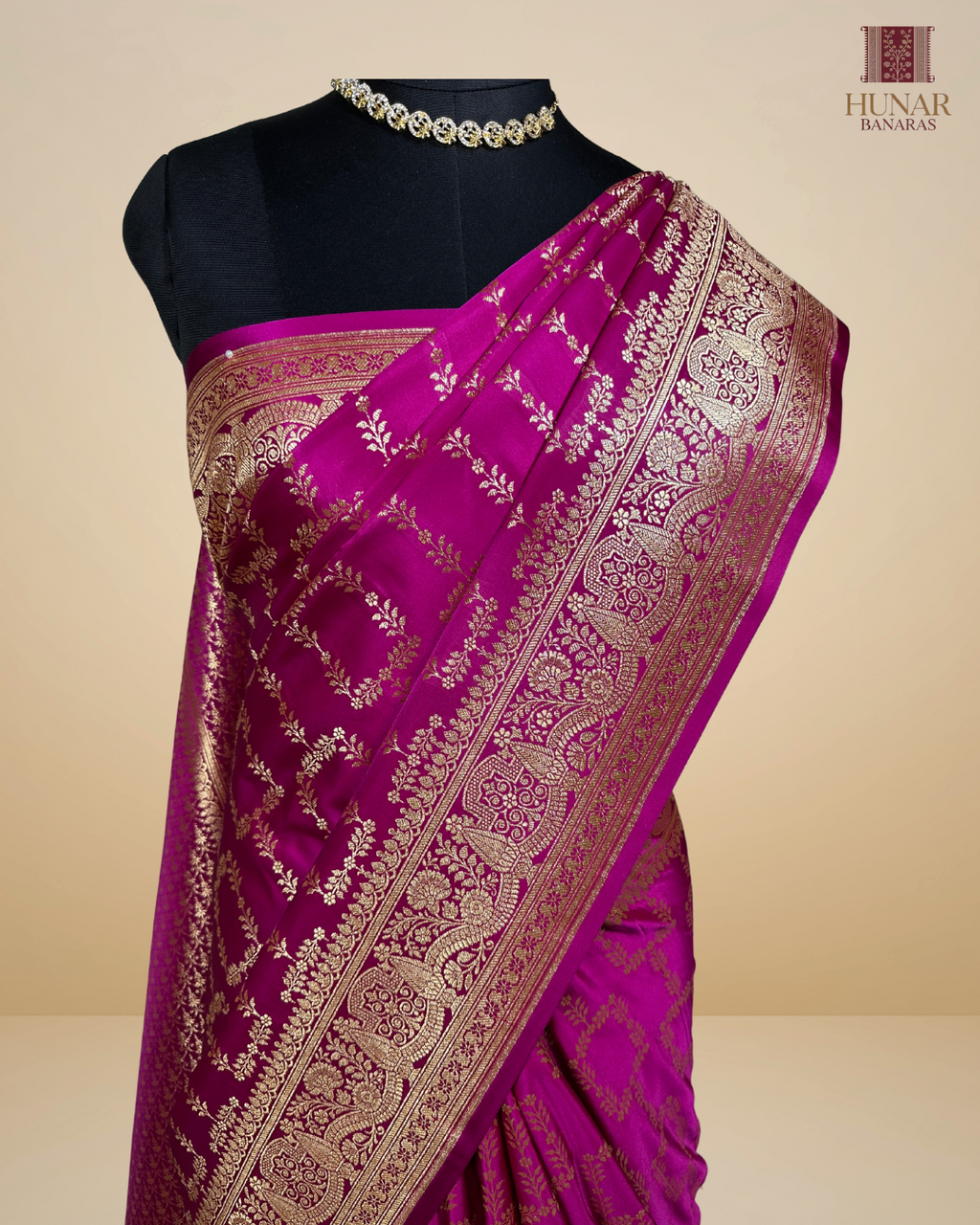 Premium Satin Silk Banarasi Saree