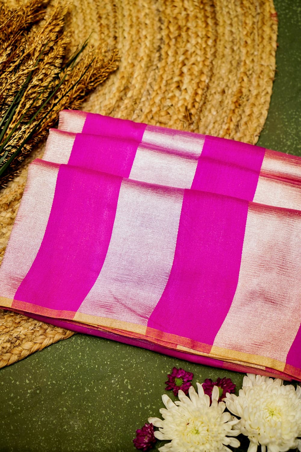 Pure Kora Tissue silk saree