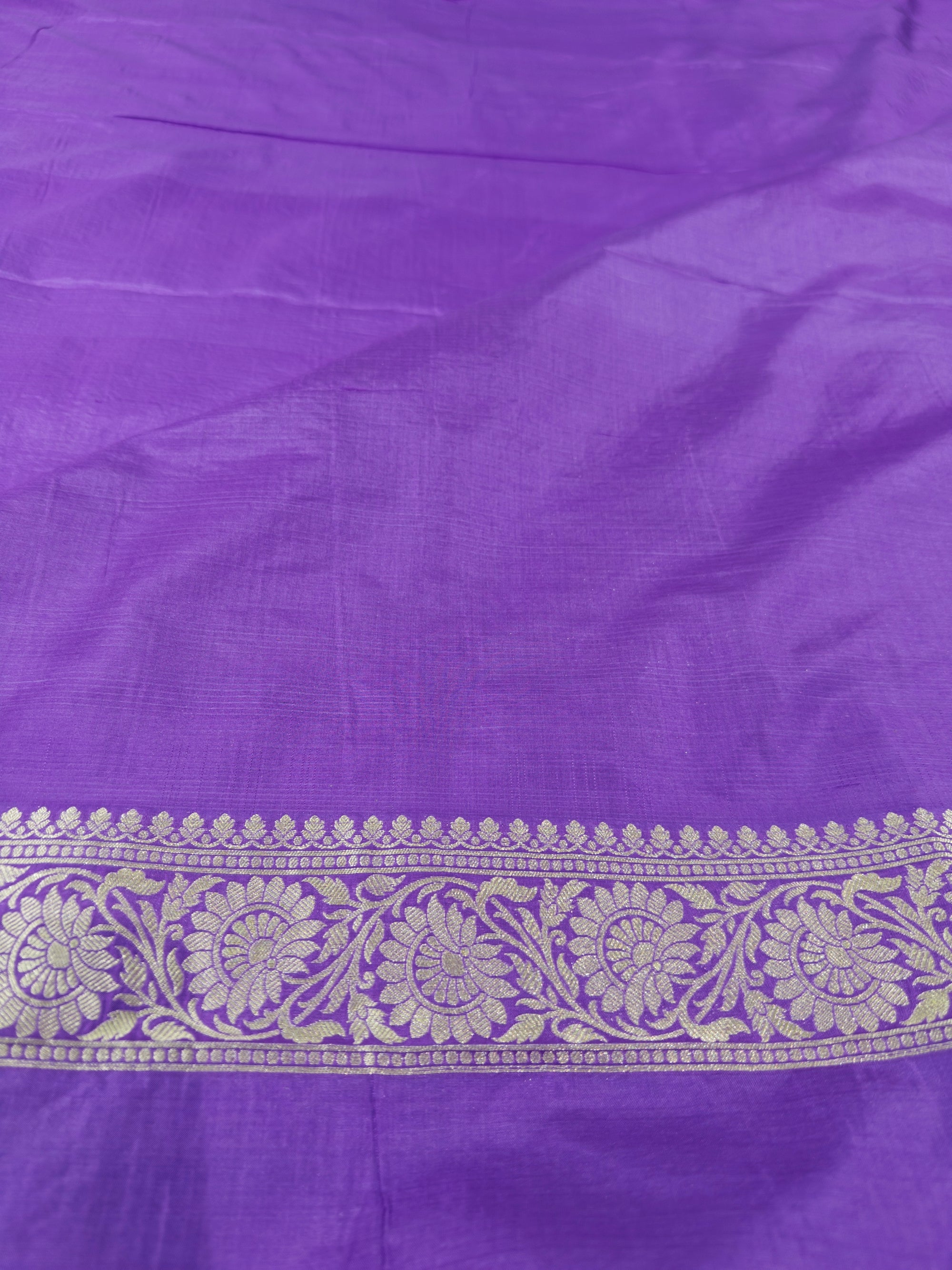 Pure Katan Silk Banarasi Saree Jaal Work