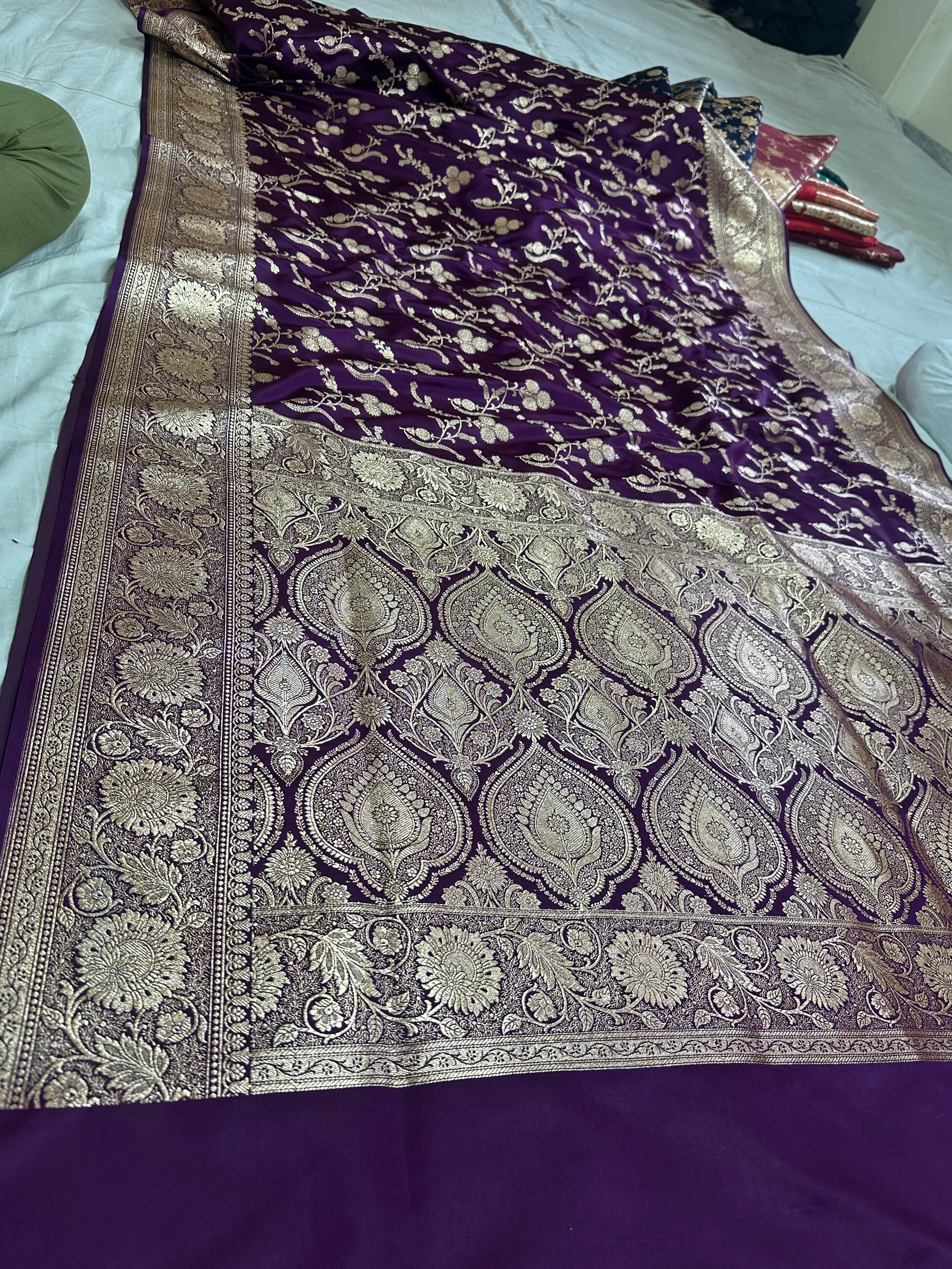 Premium Satin Silk Banarasi Saree