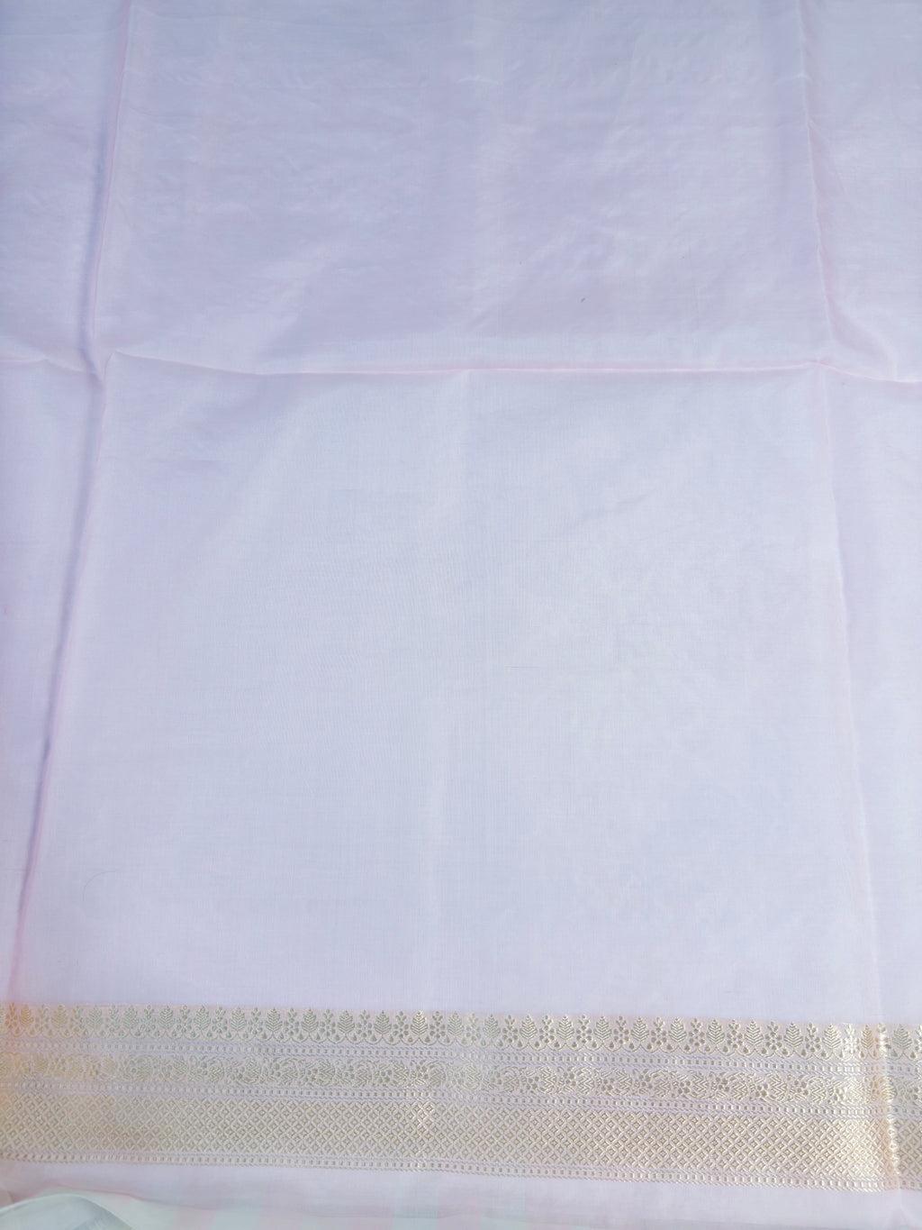 Pure Kora Silk Handloom Banarasi Saree