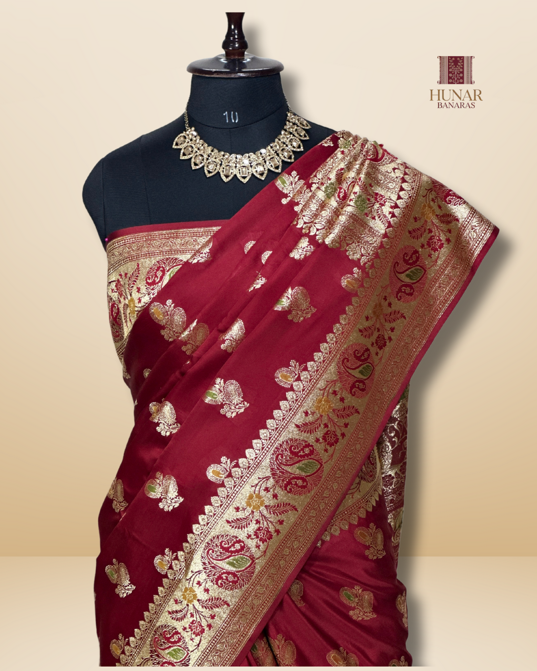 Premium Satin Silk Banarasi Saree