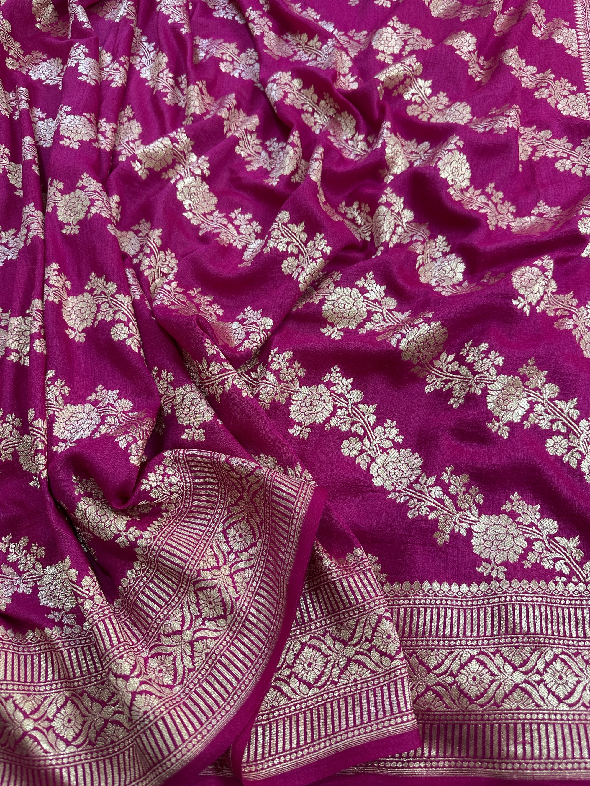 Pure Moonga Silk Banarasi Saree