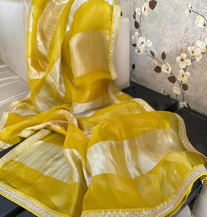 Pure Kora Tissue silk saree