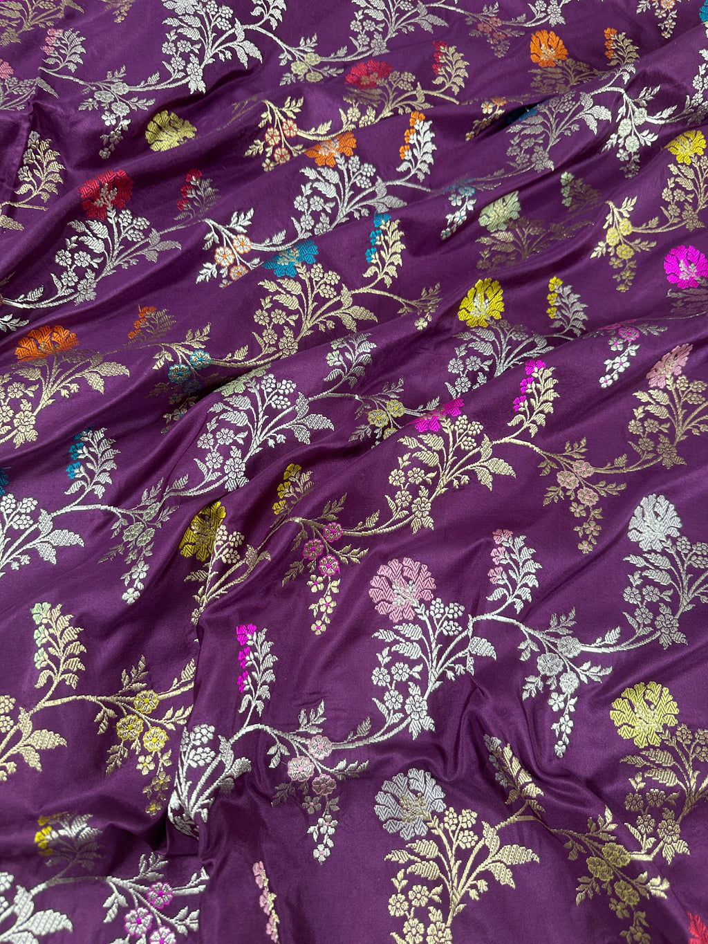 Pure Kora Silk Handloom Banarasi Sareee
