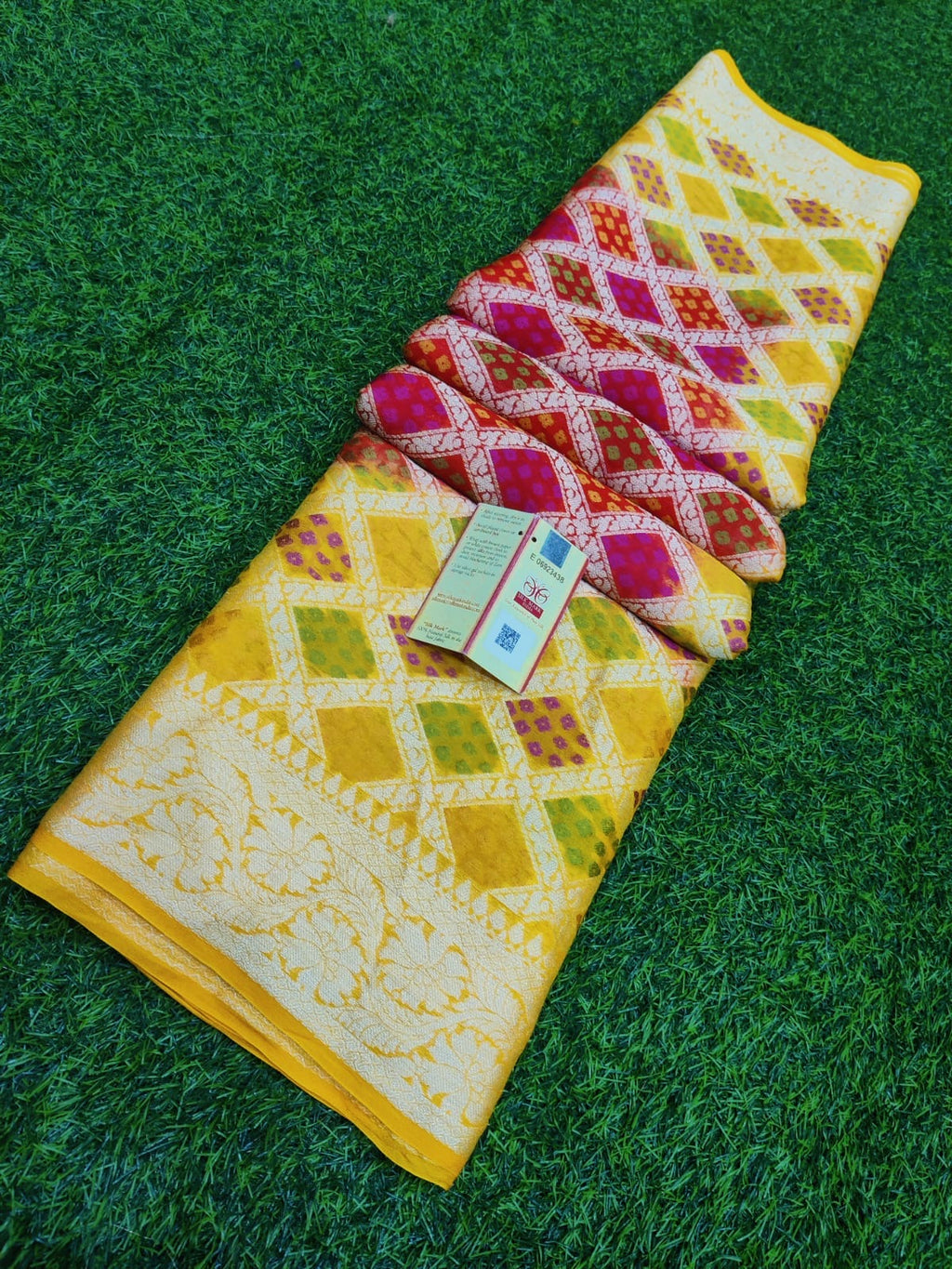 Pure Chiffon Silk Banarasi Saree