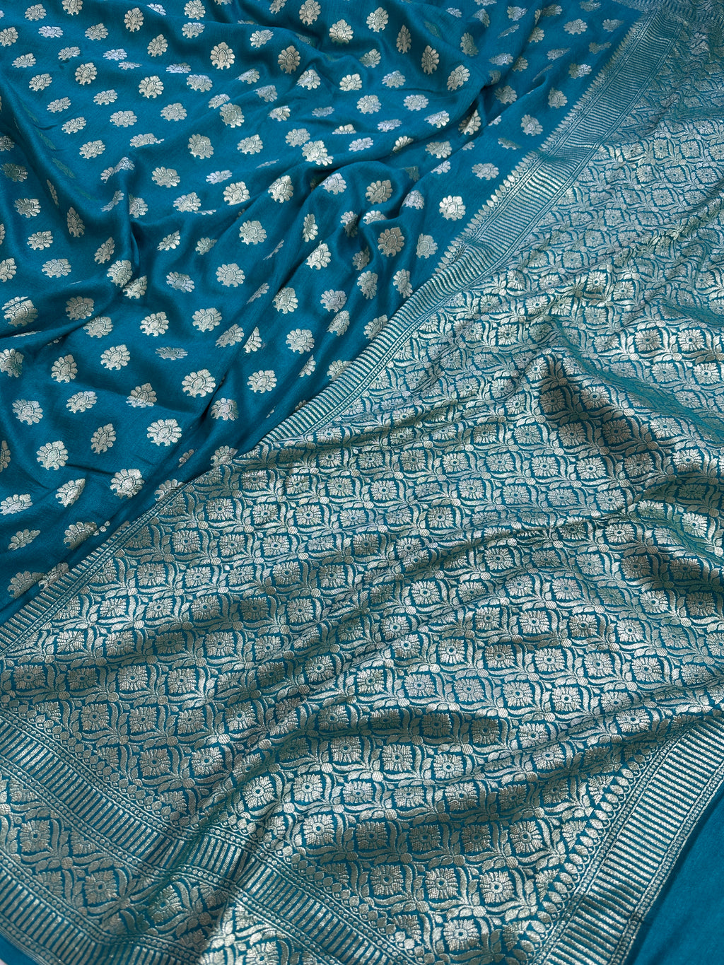 Pure Moonga Silk Banarasi Saree
