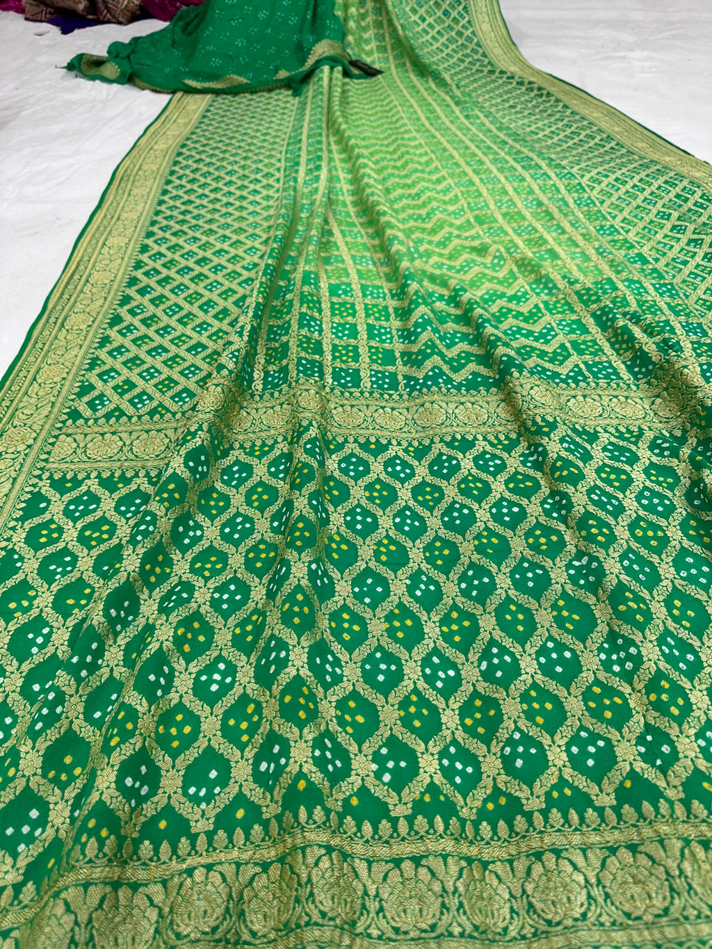 Pure Khaddi georgette Bandhan [Bandhej] Saree