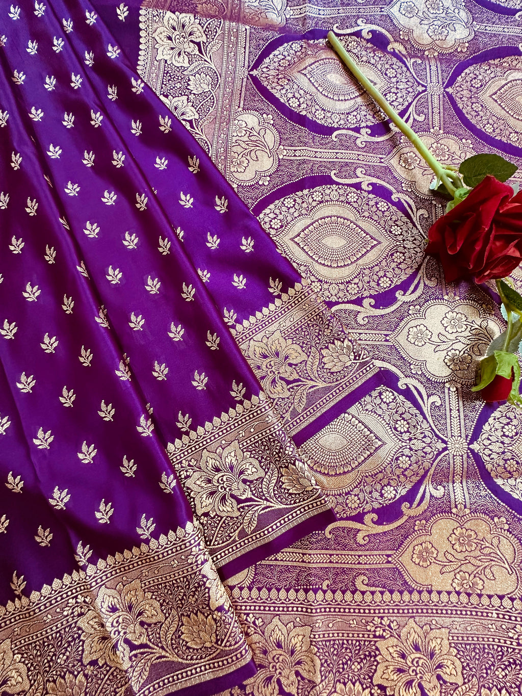 Premium Satin Silk Banarasi Saree