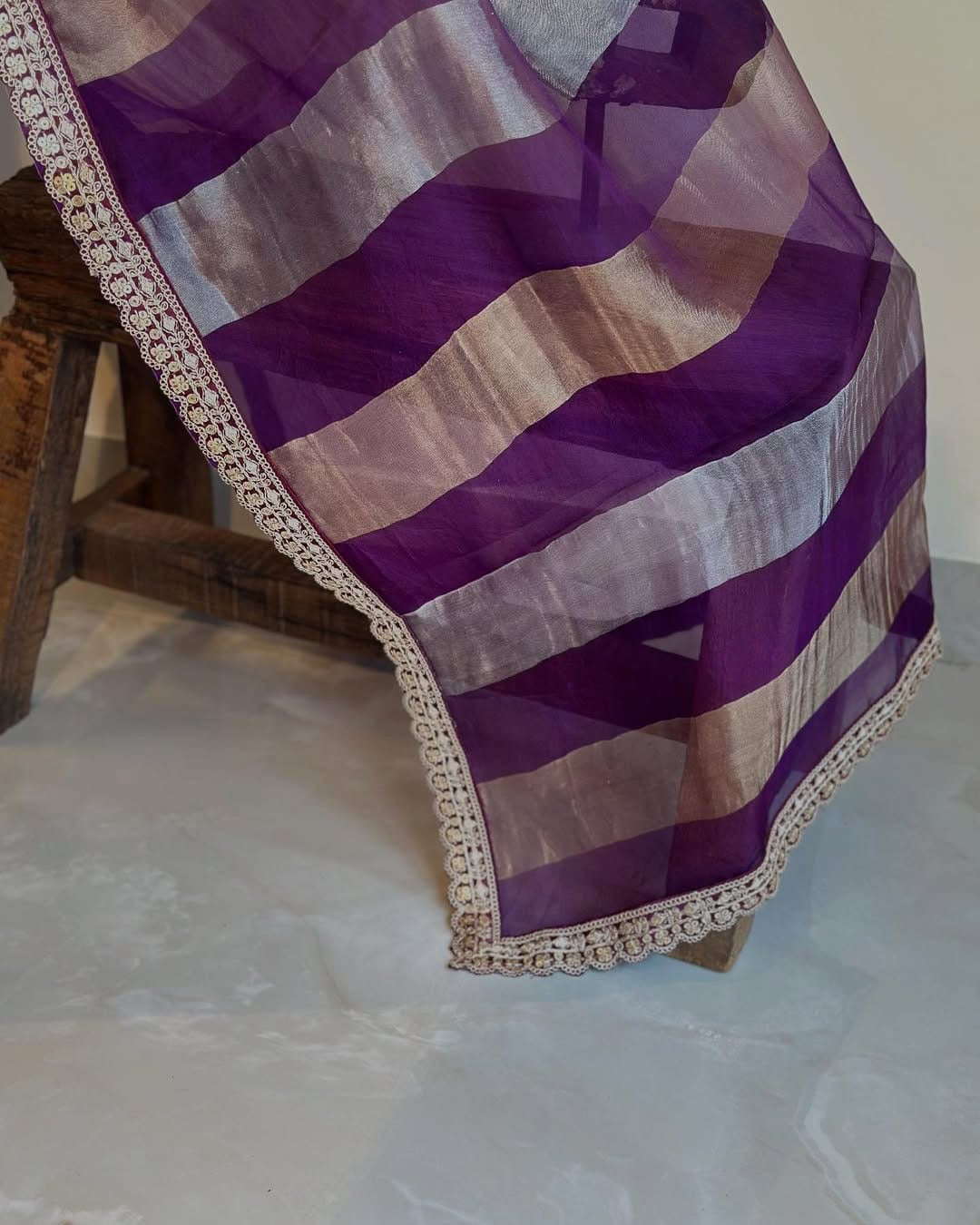 Pure Kora Tissue silk saree