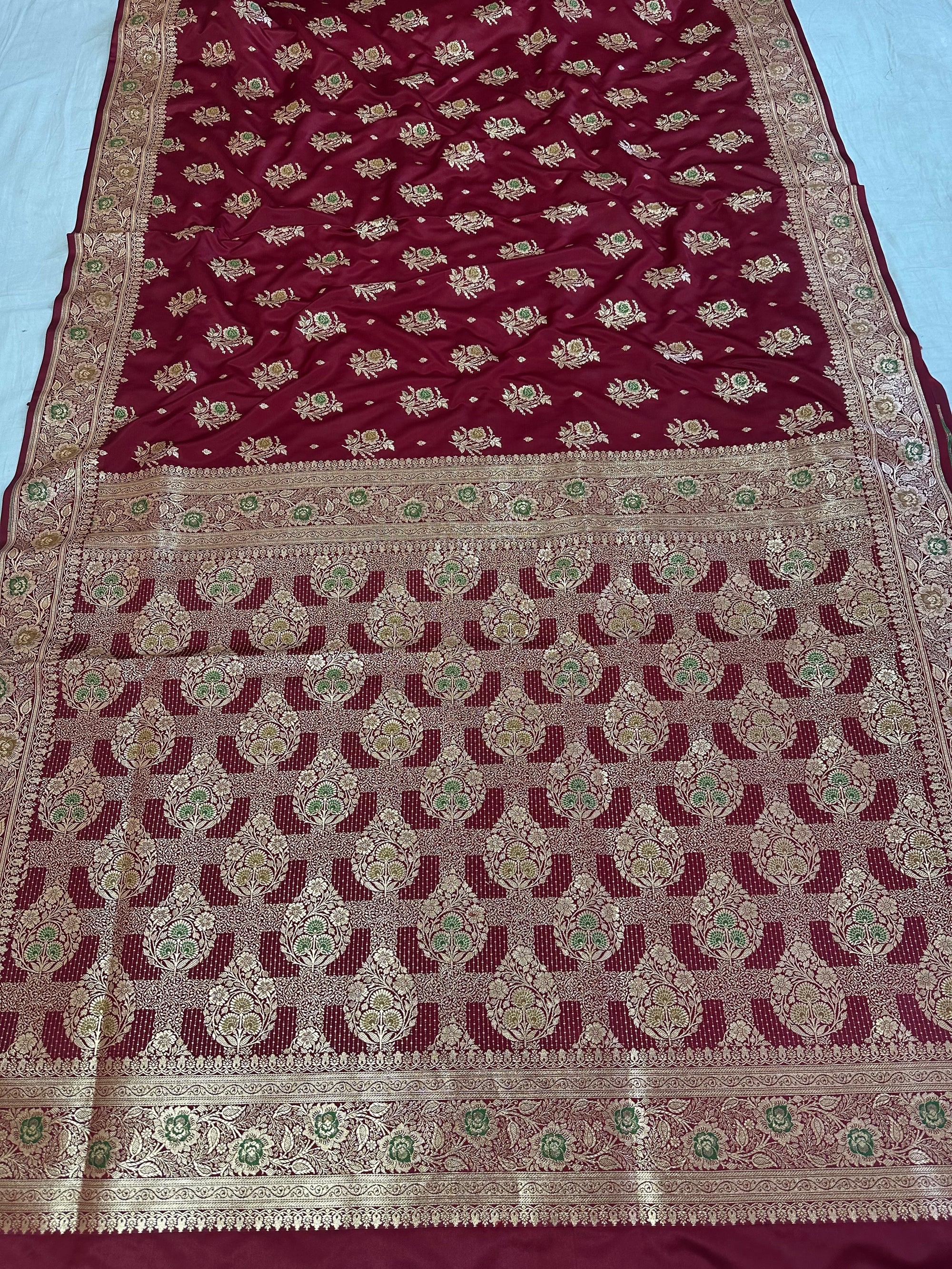 Premium Satin Silk Banarasi Saree