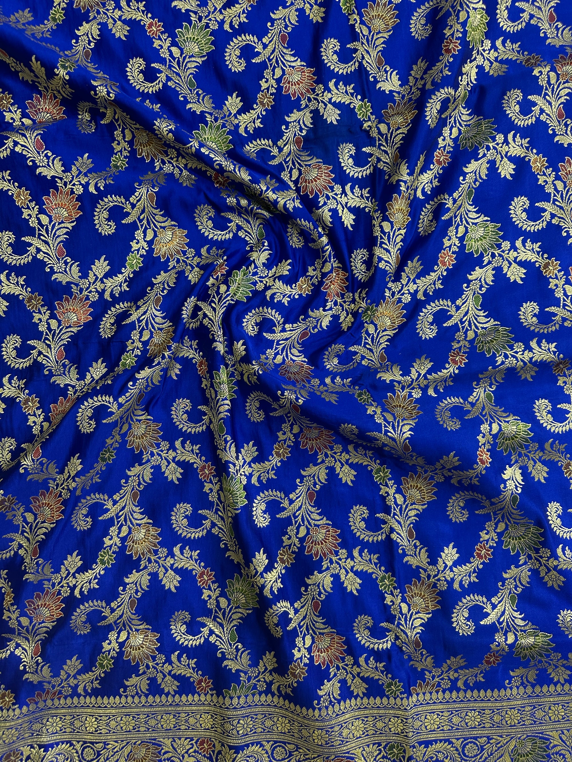 Pure Katan Silk Handloom Banarasi Bridal Saree