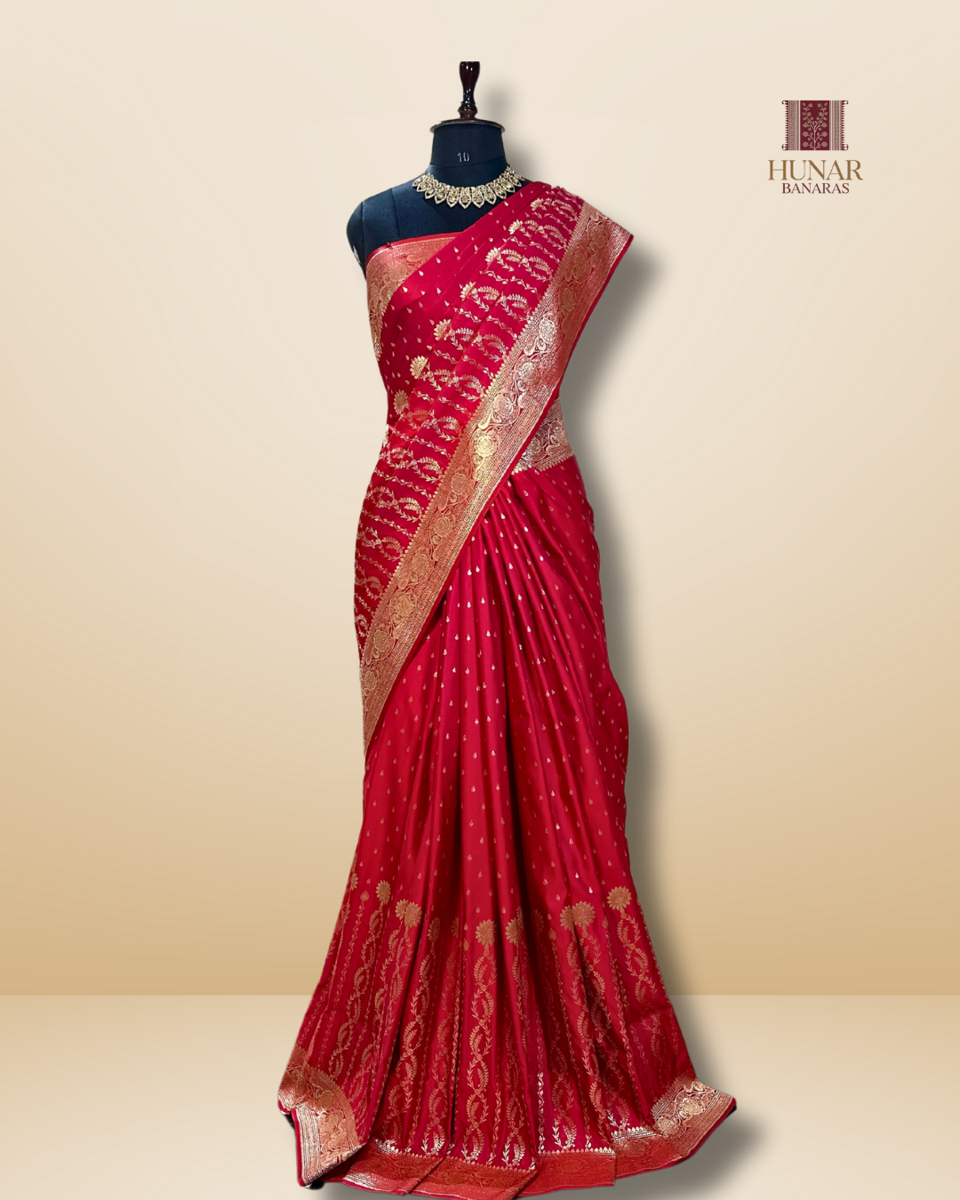 Premium Satin Silk Banarasi Saree