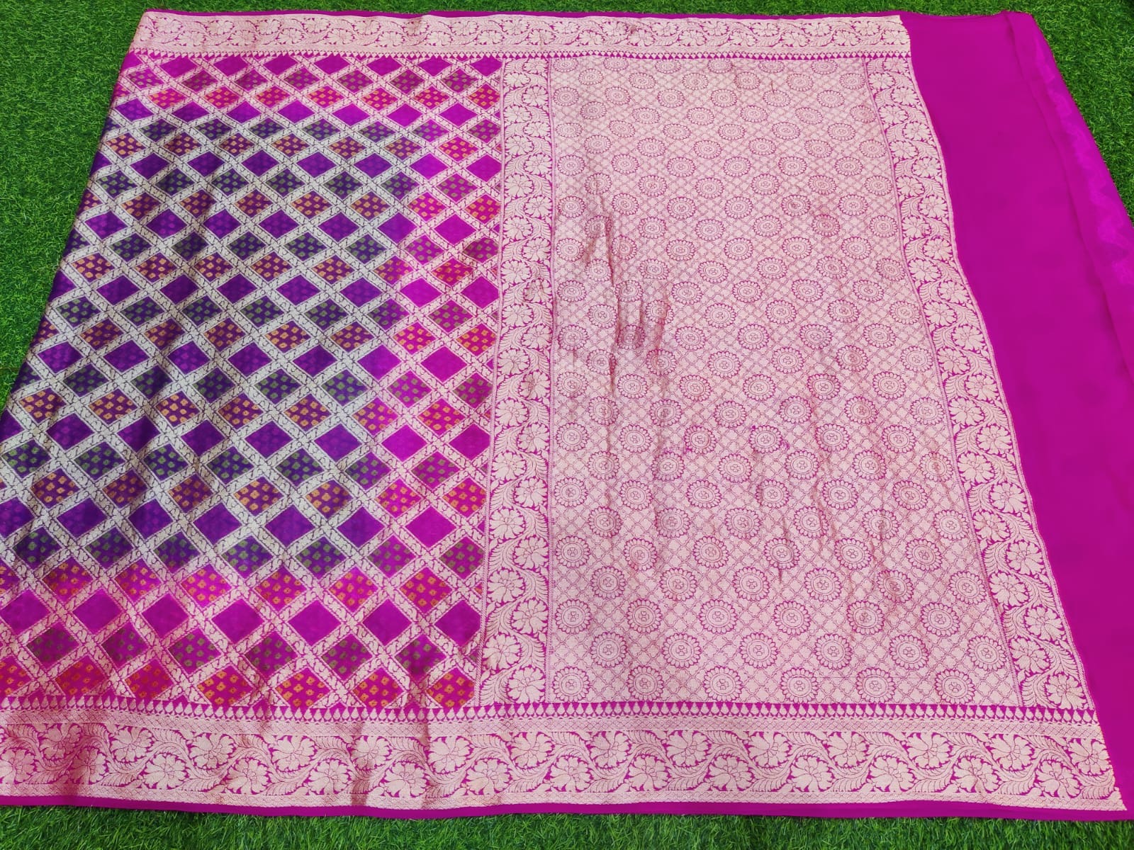 Pure Chiffon Silk Banarasi Saree