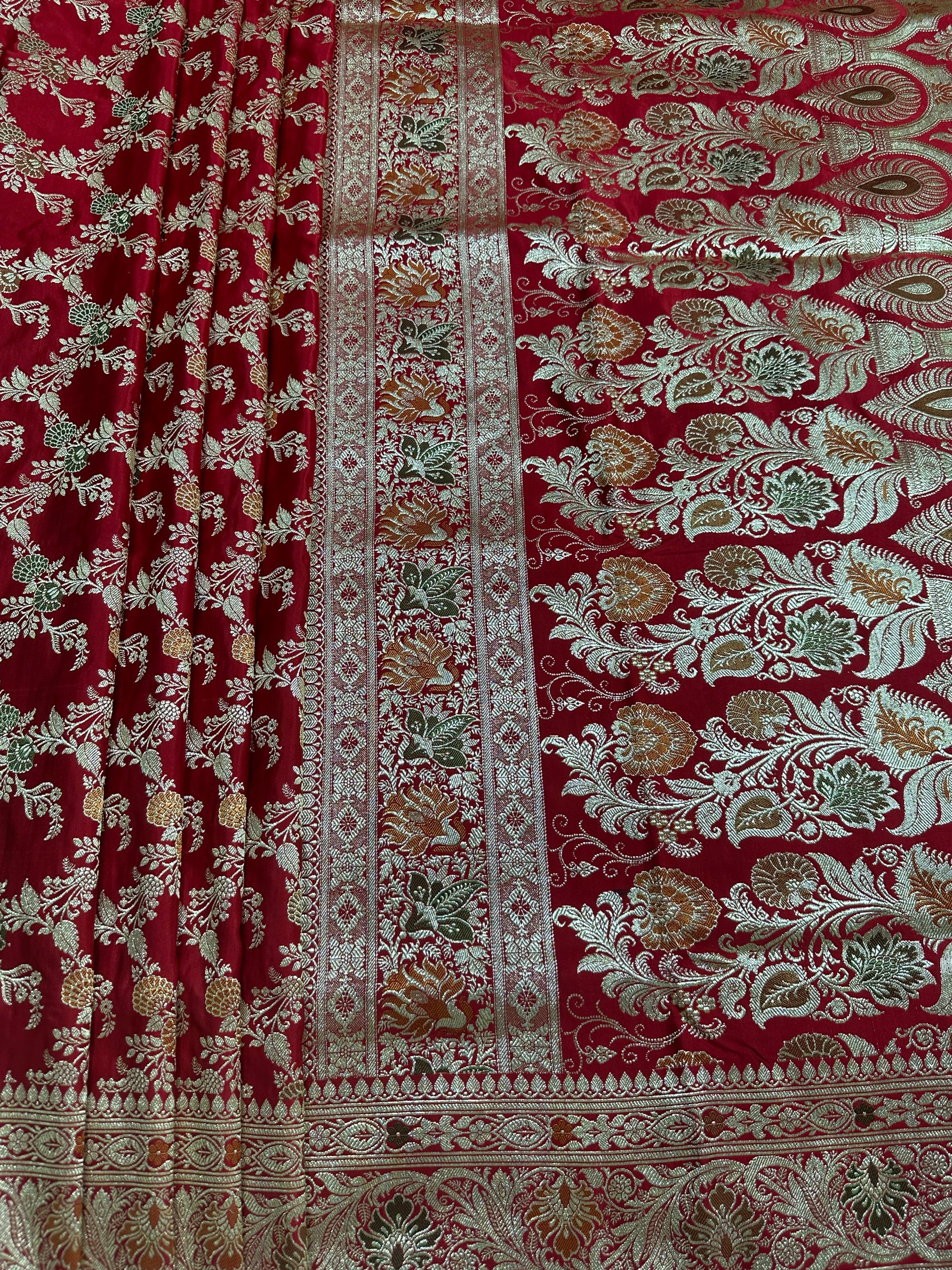 Pure Katan Silk Handloom Banarasi Saree