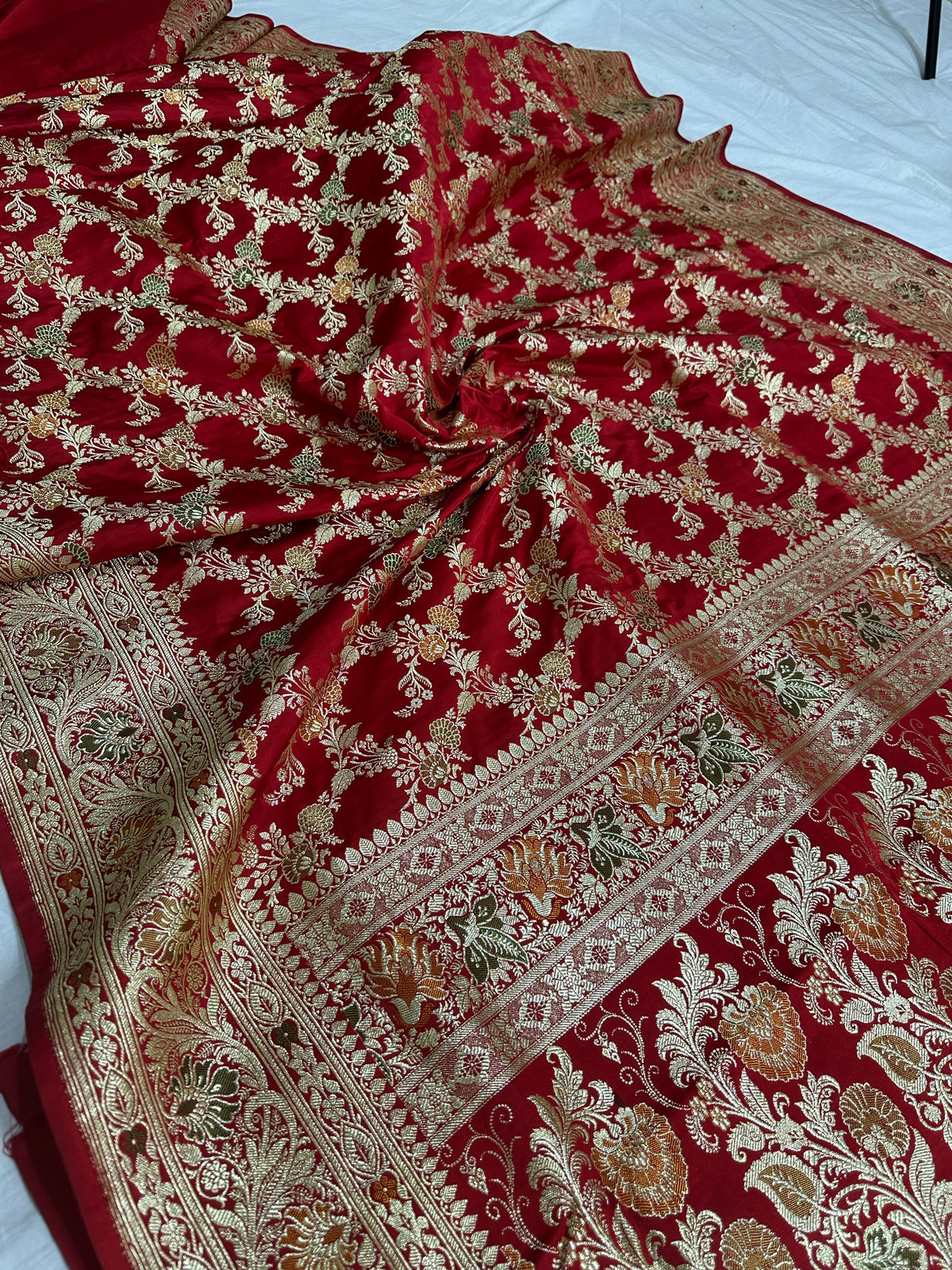 Pure Katan Silk Handloom Banarasi Saree