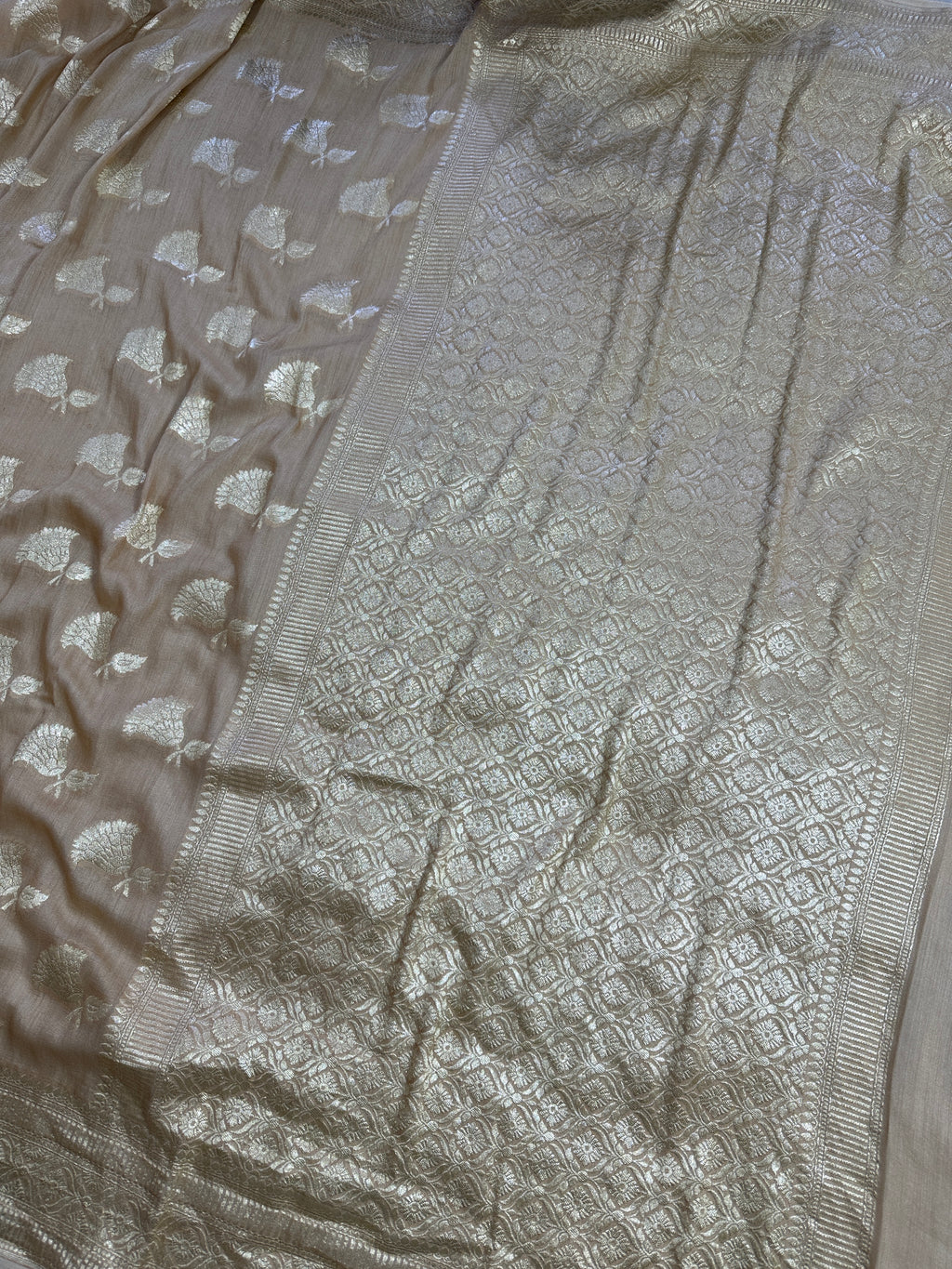 Pure Moonga Silk Banarasi Saree