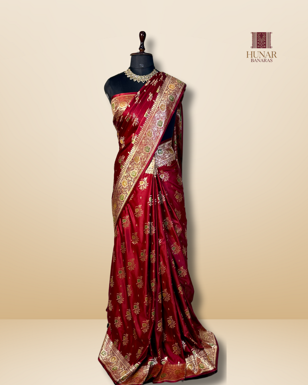 Premium Satin Silk Banarasi Saree