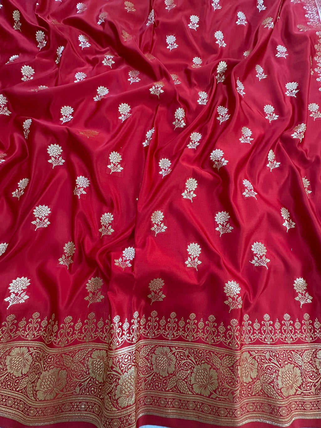 Premium Satin Silk Banarasi Saree