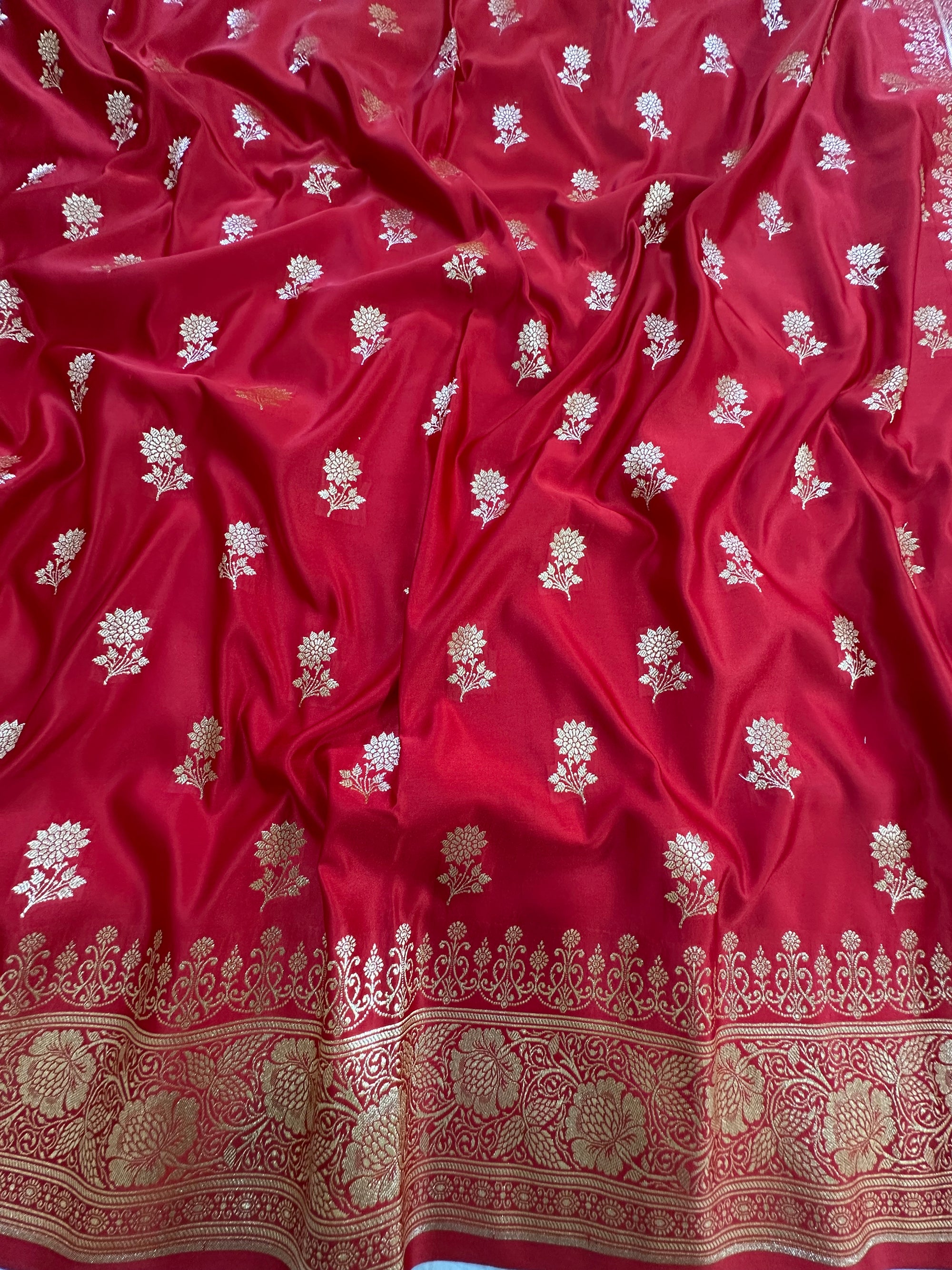 Premium Satin Silk Banarasi Saree