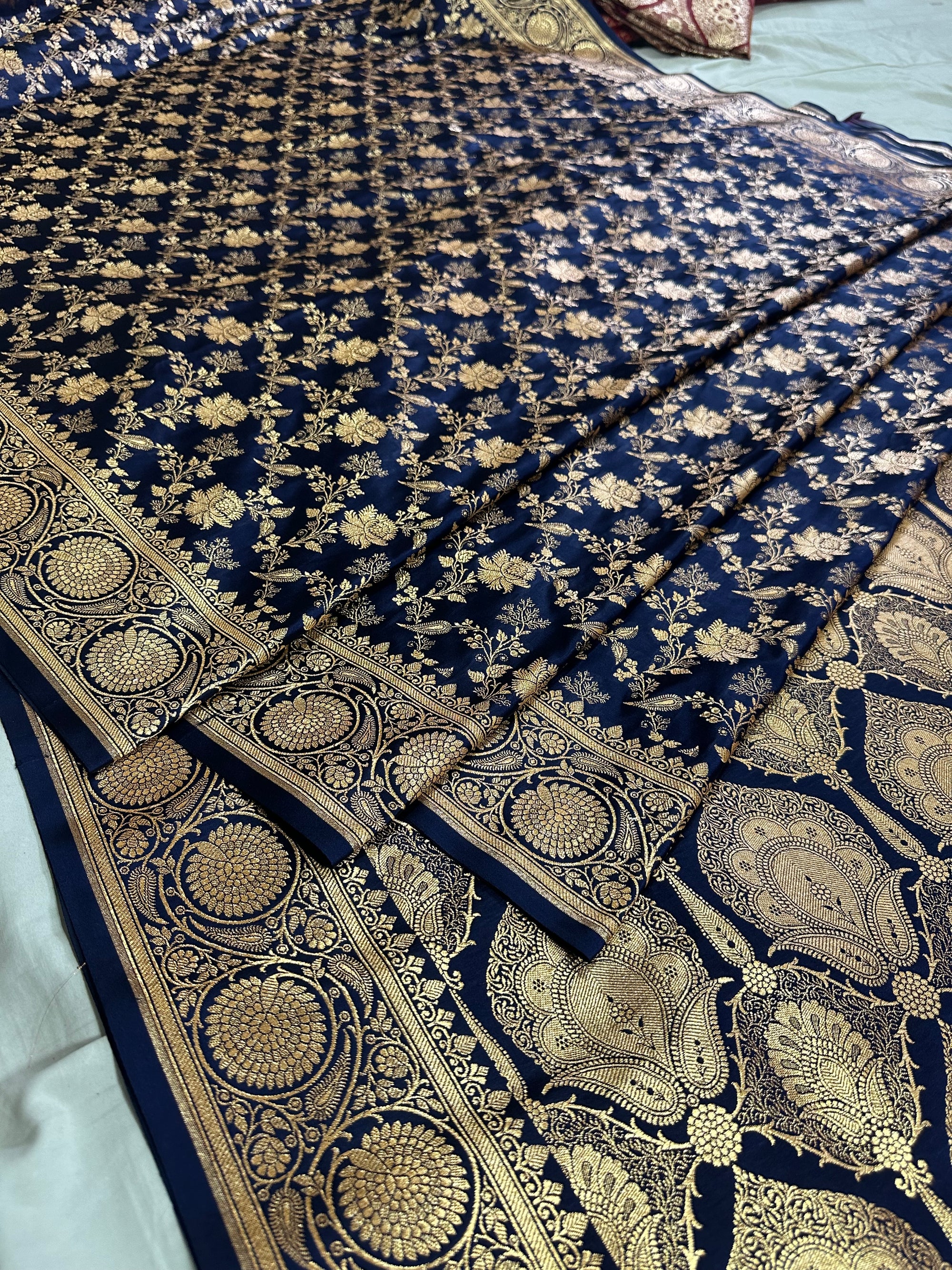 Premium Satin Silk Banarasi Saree