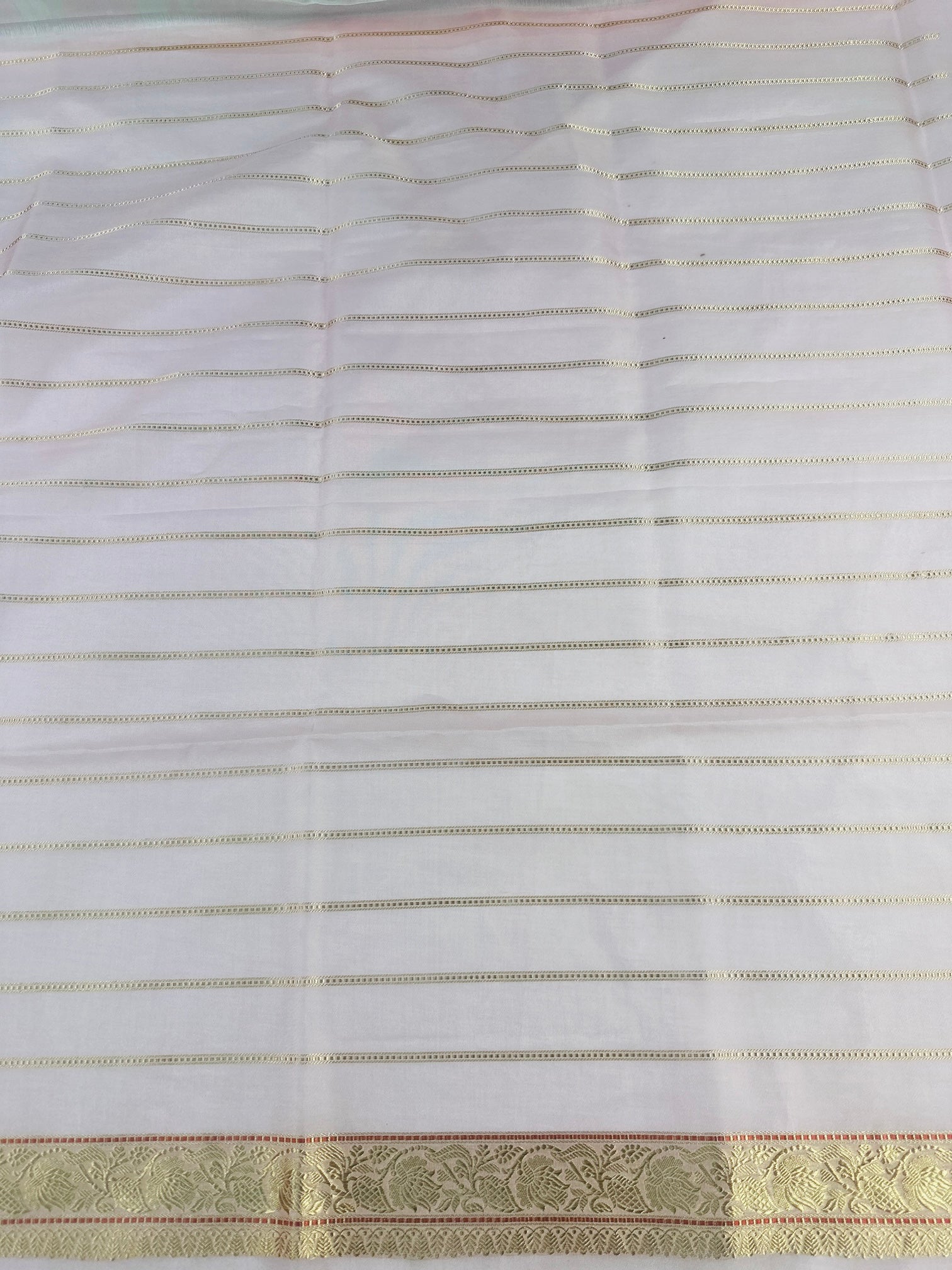 Pure Kora Silk Handloom Banarasi Saree