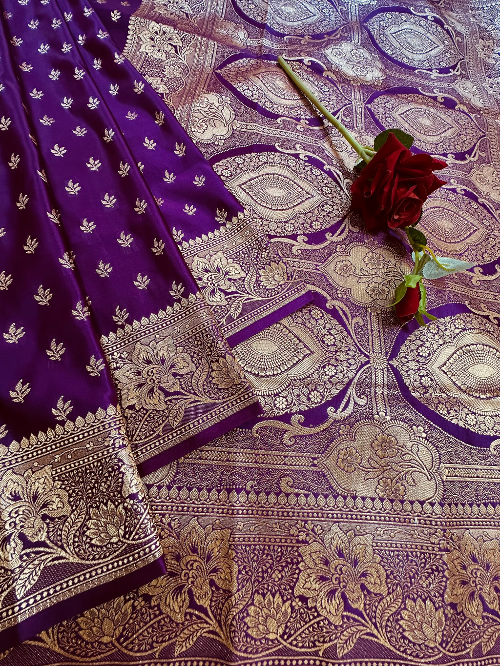 Premium Satin Silk Banarasi Saree