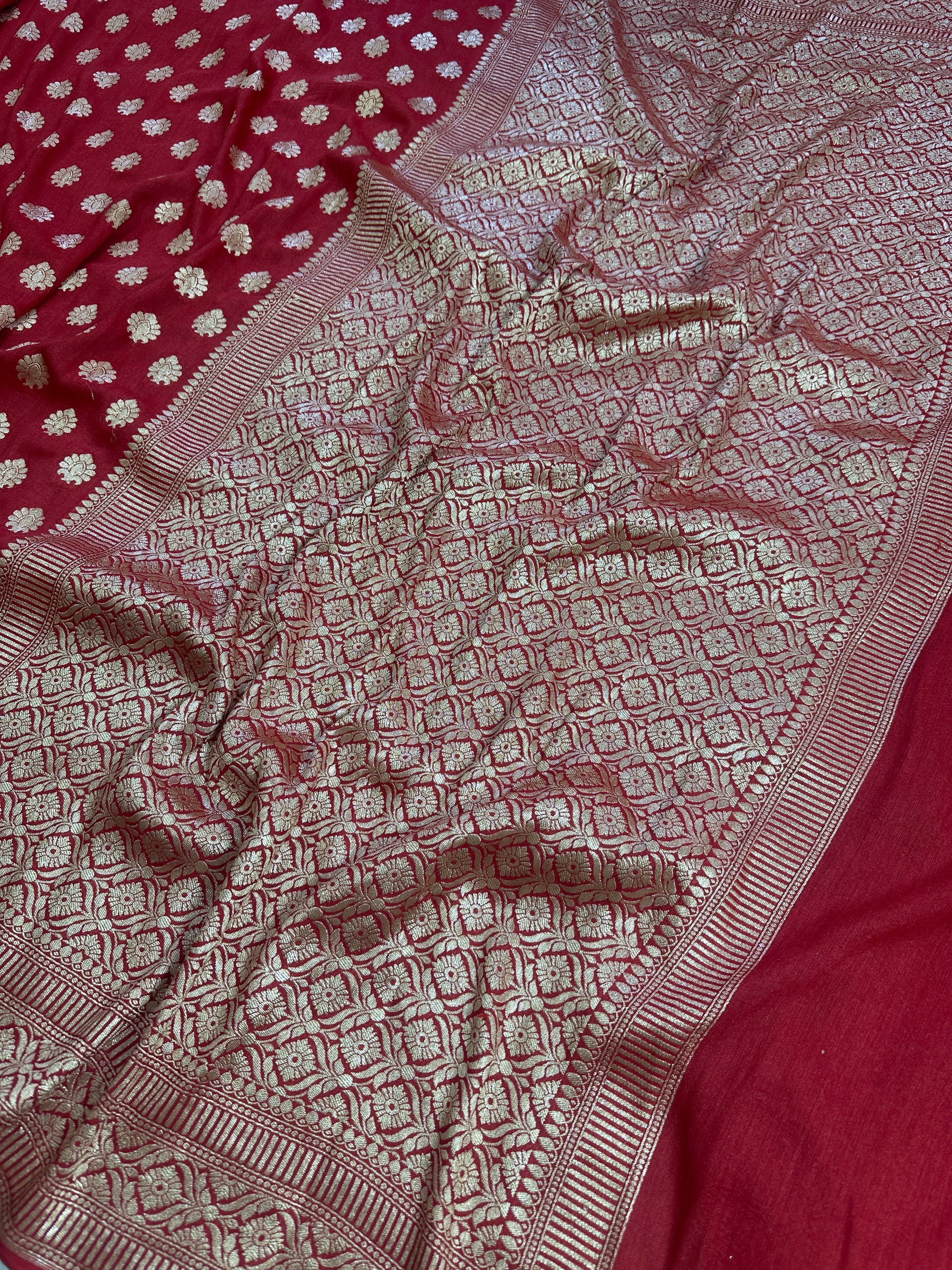 Pure Moonga Silk Banarasi saree